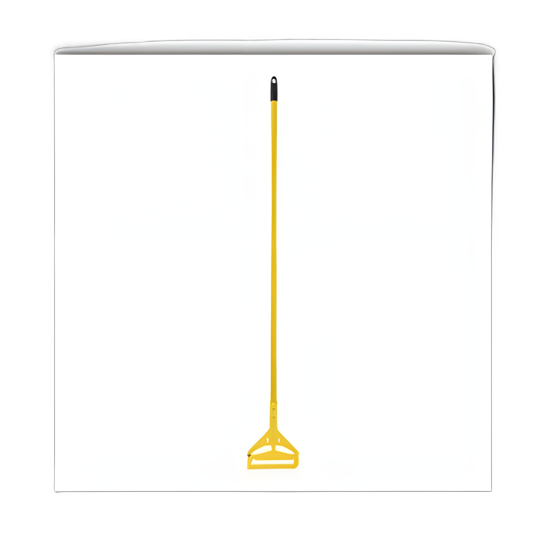 Boardwalk® Quick Change Side-Latch Plastic Mop Head Handle, 60" Aluminum, Yellow