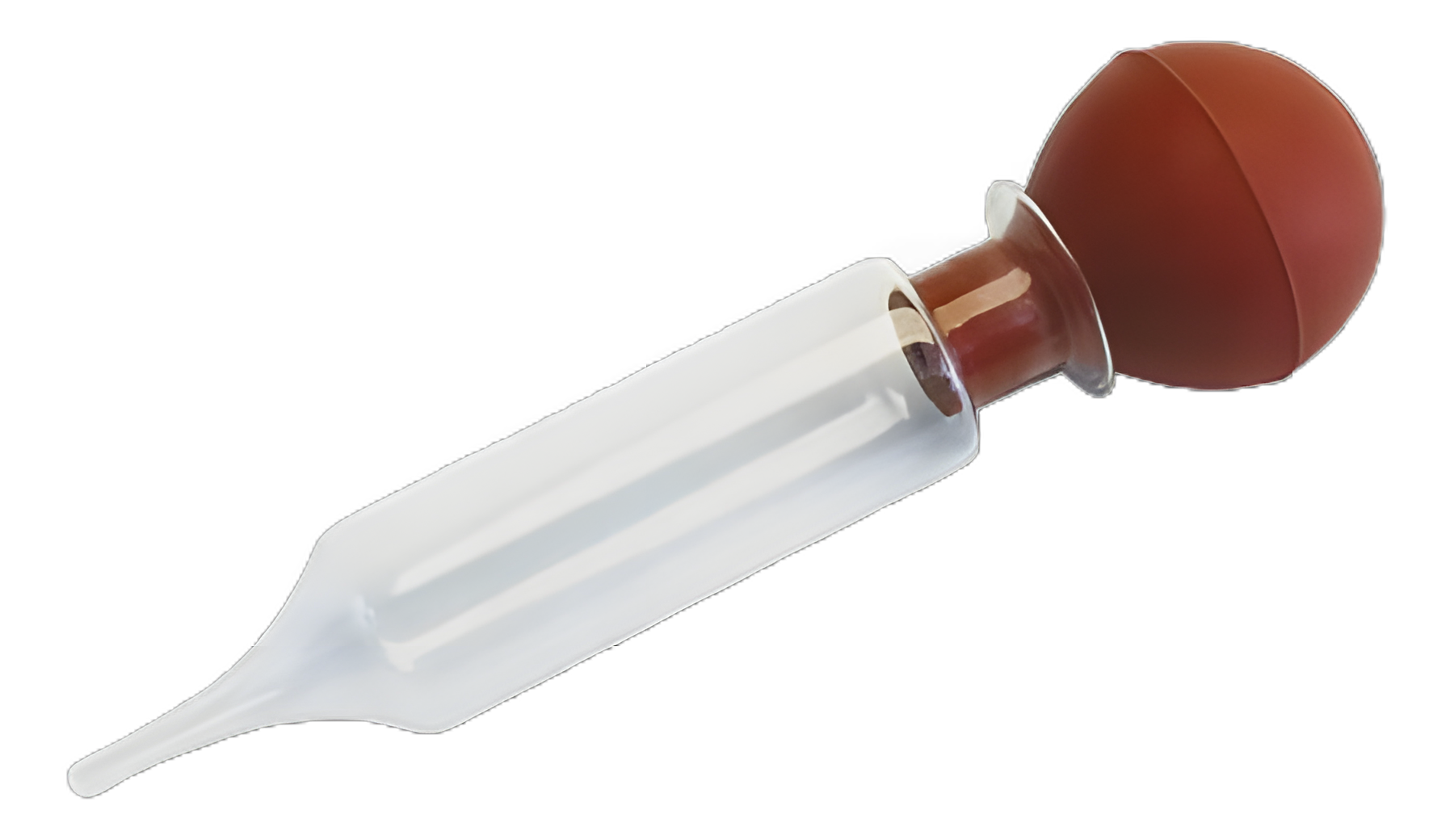 Irrigation Bulb Syringe Grafco® Rubber / Flint Glass Individually Boxed NonSterile Reusable 1 oz.