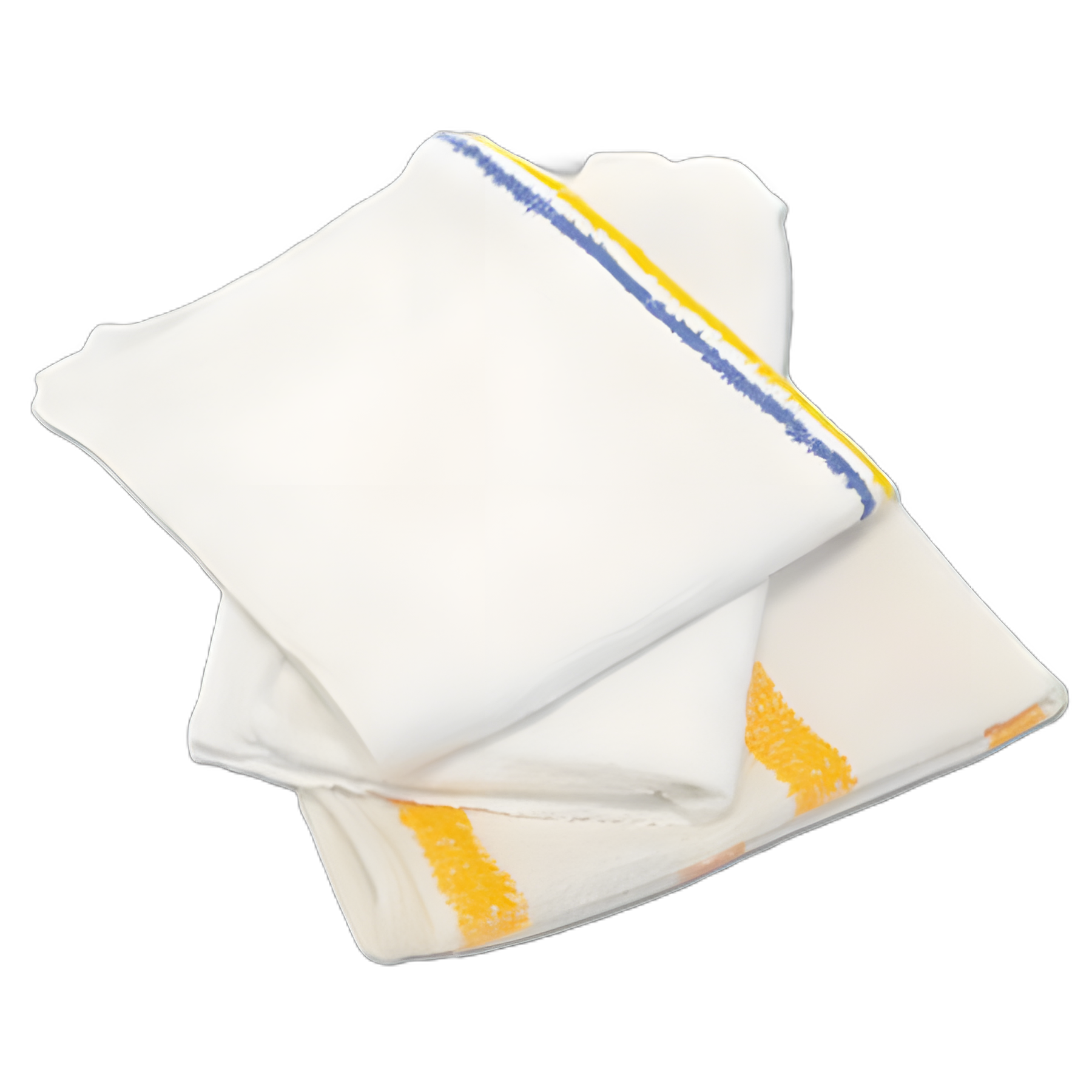 Value Counter Cloth/Bar Mop, 14 x 17, White, 25 Pounds/Bag