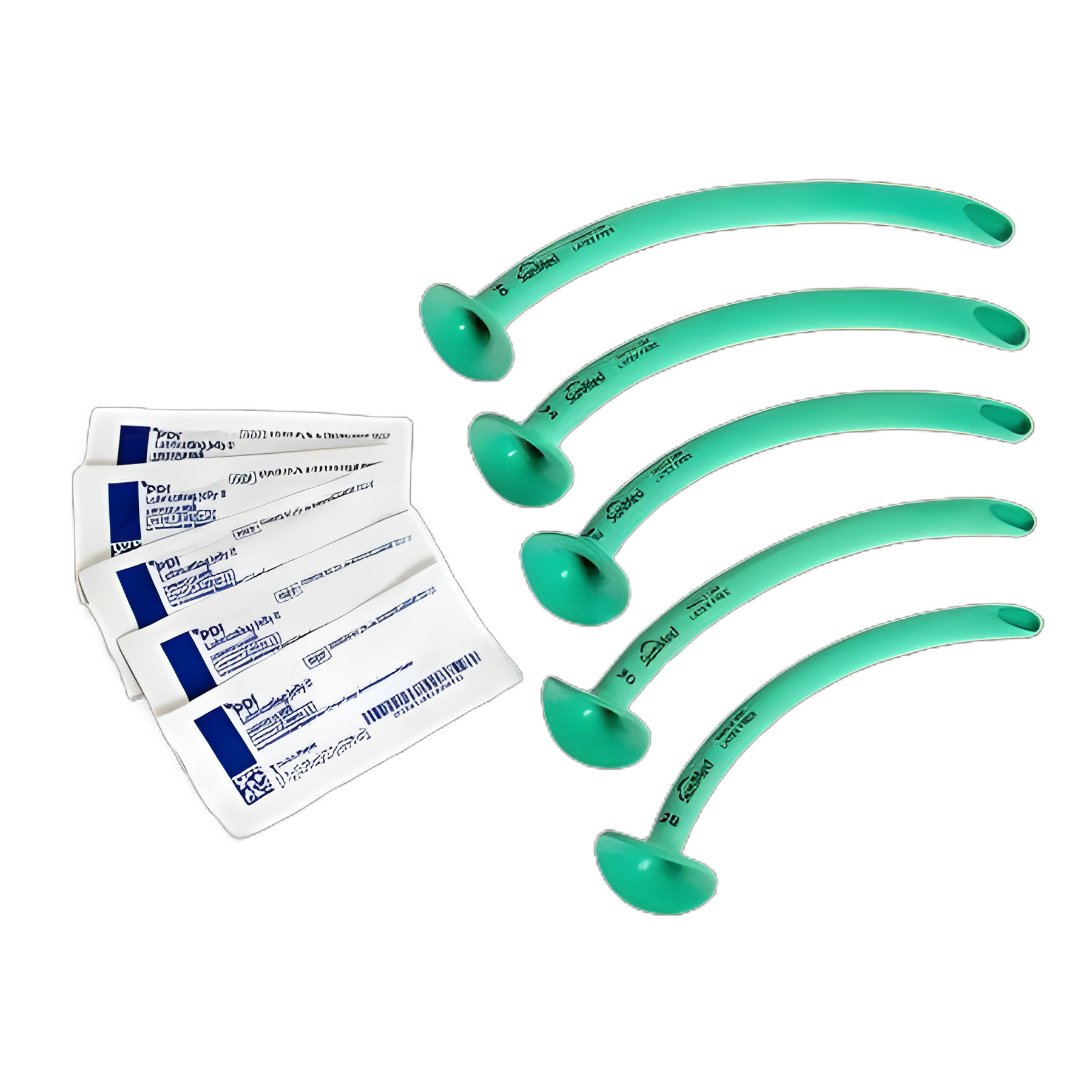 McKesson Nasopharyngeal Airway Set Kit - Sizes 28 Fr. to 36 Fr. with Lubricating Jelly