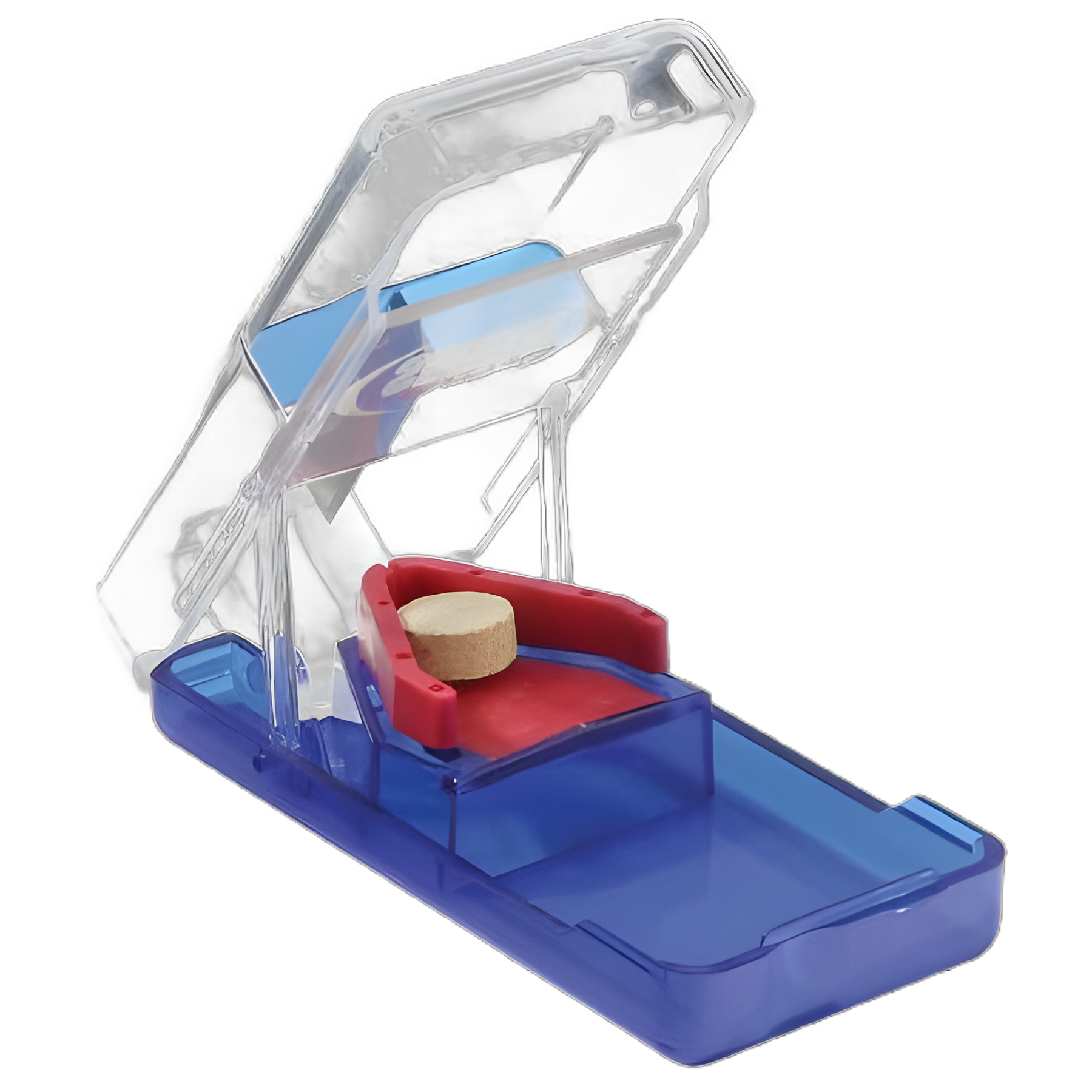 Pill Cutter Safety-Shield® Hand Operated Blue / White - 67856