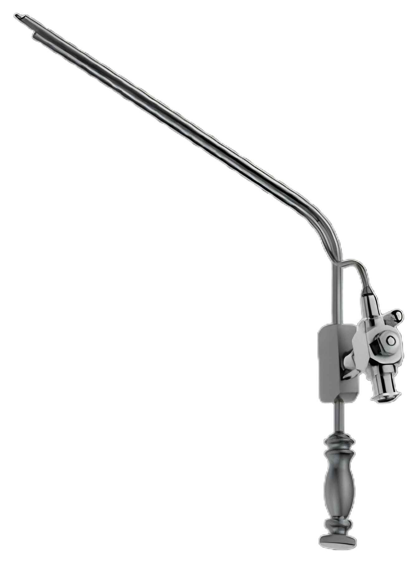 V. Mueller House Style Suction Irrigator Tube 8 Fr. - Chrome Plated