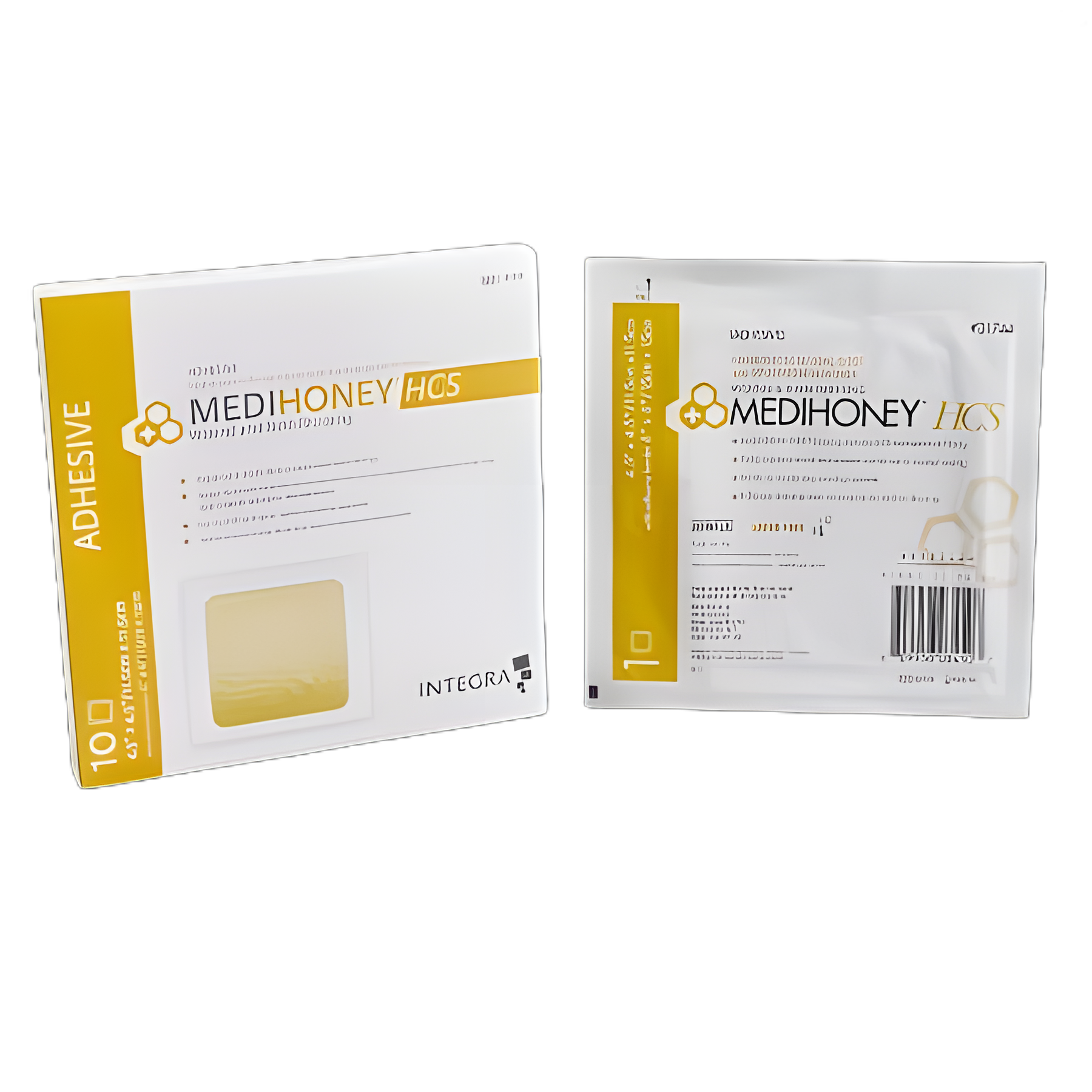 Honey Wound Dressing MEDIHONEY® HCS Square 4-1/2 X 4-1/2 Inch