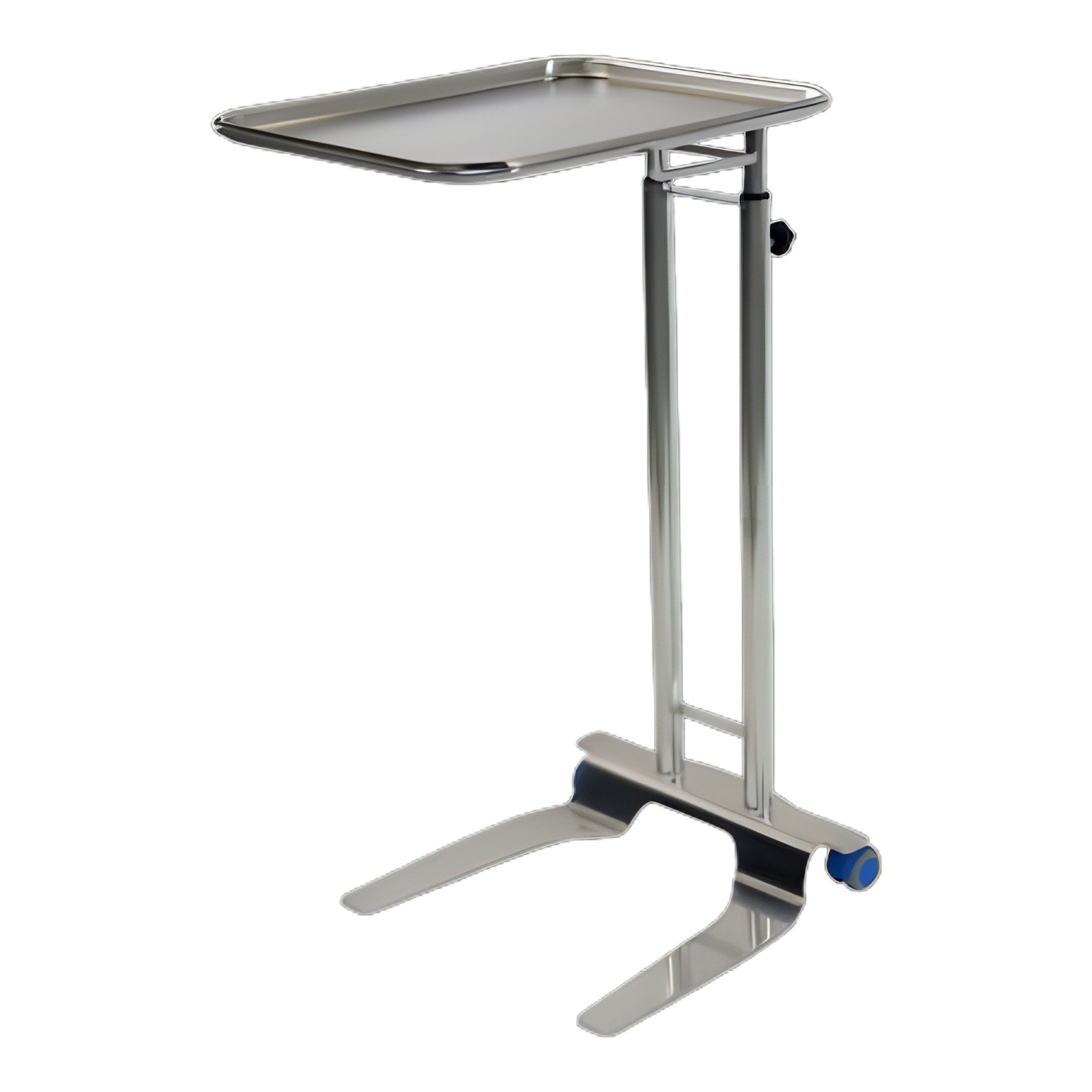 Mayo Instrument Stand Mayo 50 lbs. Weight Capacity Tray U-Shaped Base 36 to 53 Inch Height Range 21-1/4 Inch
