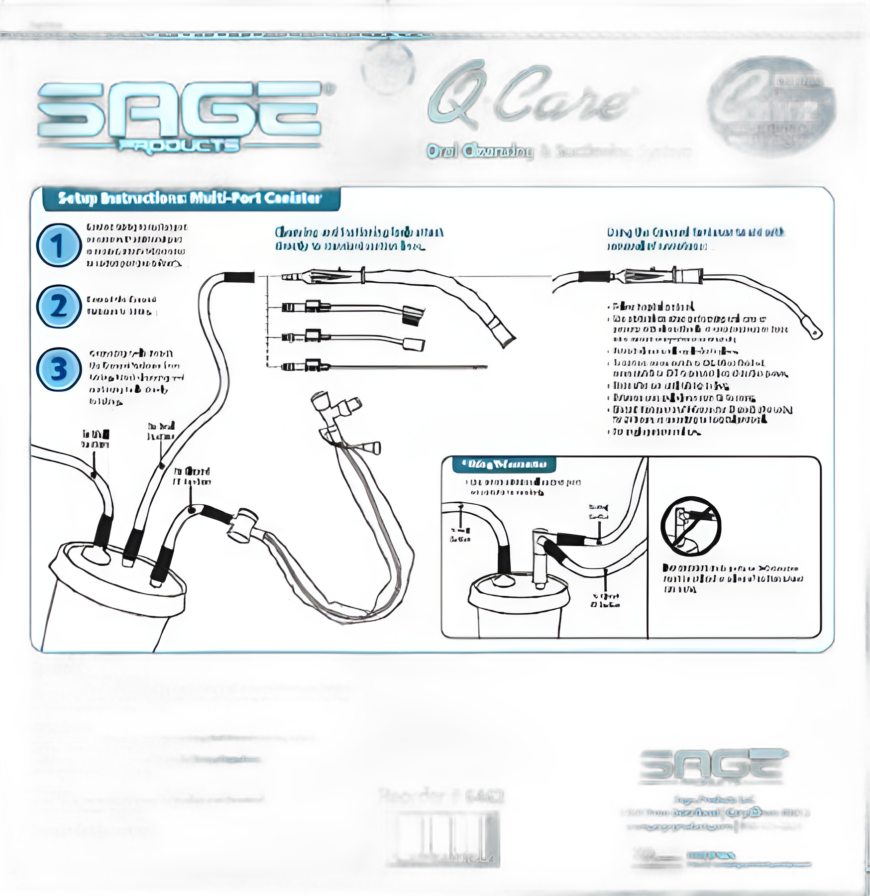 Oral Suctioning & Cleansing Kit with Corinz™ by Q•Care® - NonSterile, Ref 6462