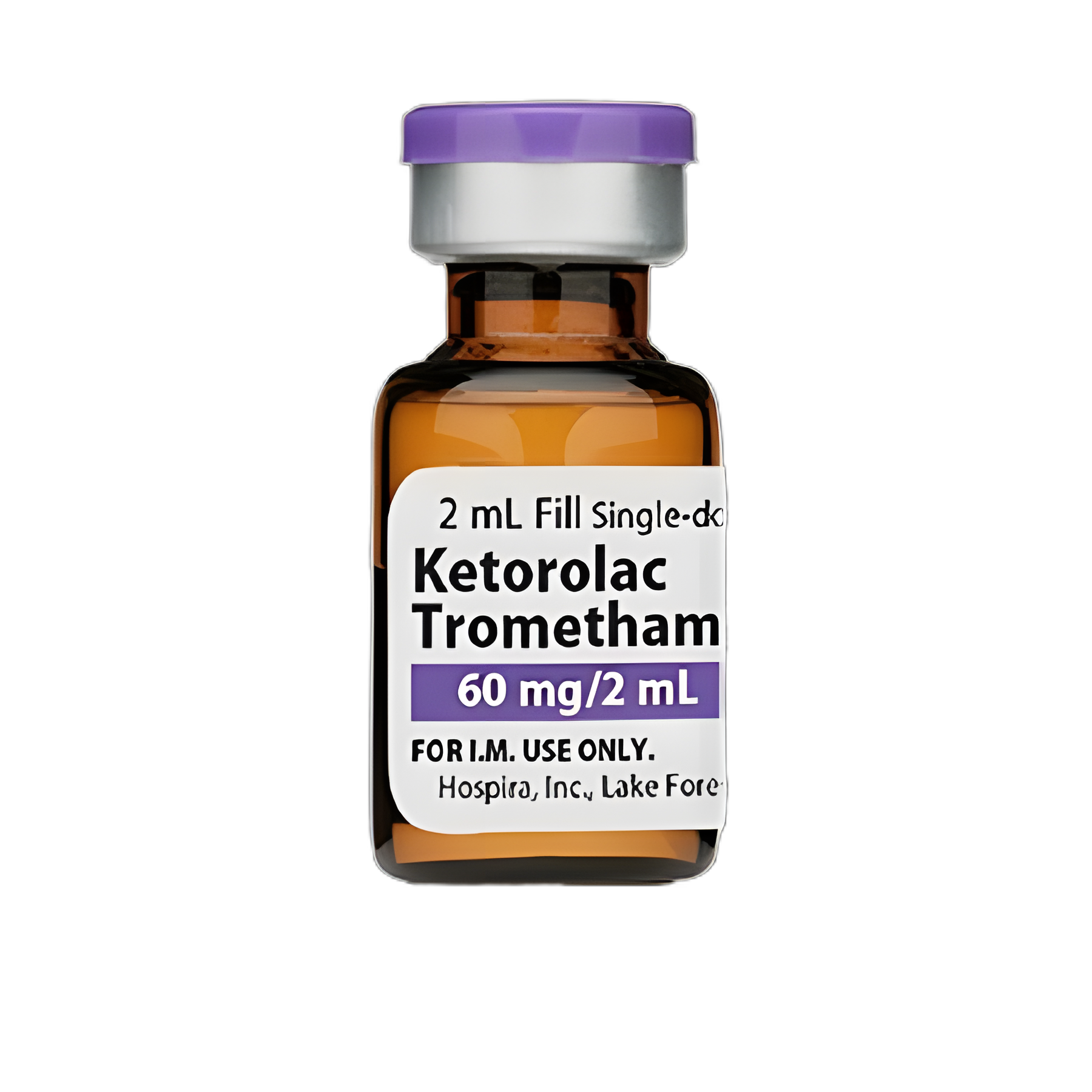 Ketorolac Tromethamine Injection 60 mg/2 mL - Preservative Free, Single-Dose Vial for IM Use