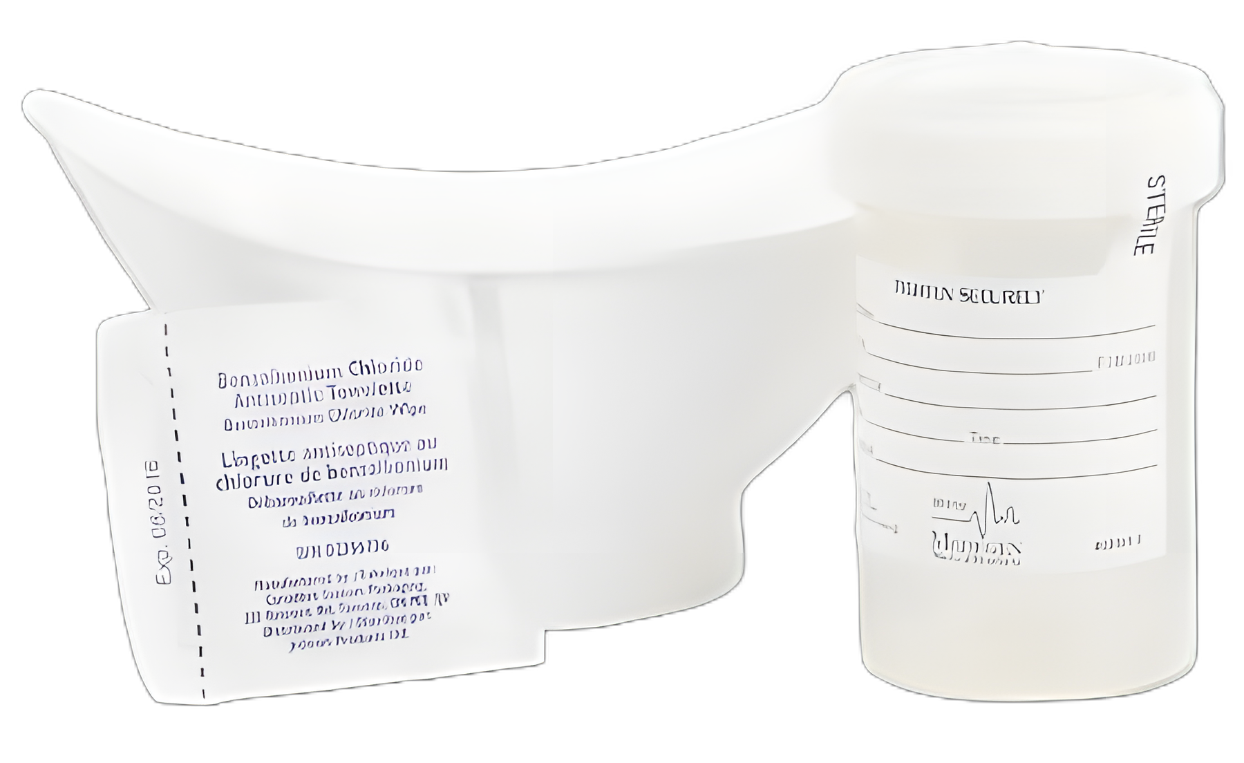 UriAid™ Urine Specimen Collection Kit 120 mL Sterile Container by Medegen Medical