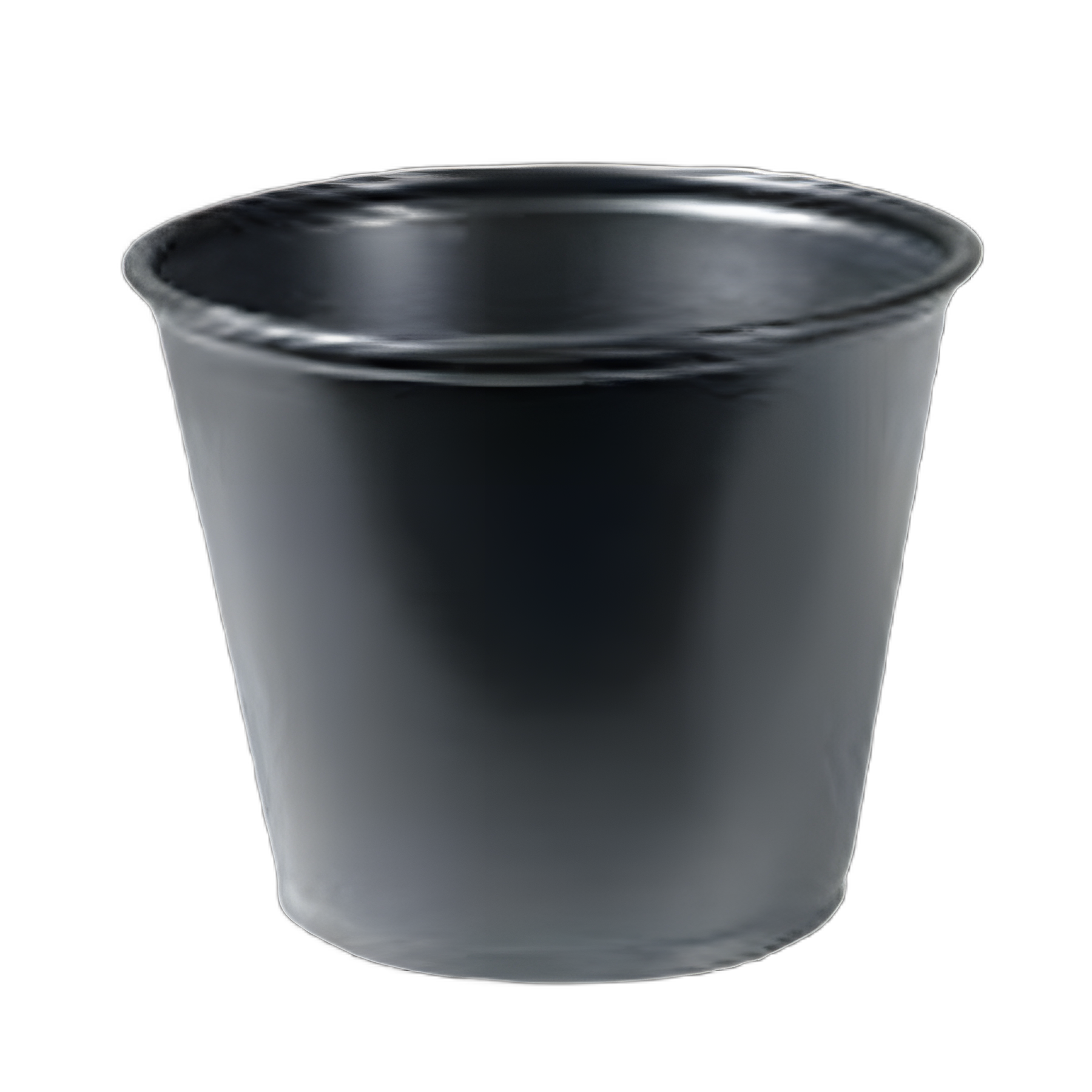Solo® 5.5 oz Black Disposable Plastic Souffle Cup for Medical and Food Service Use