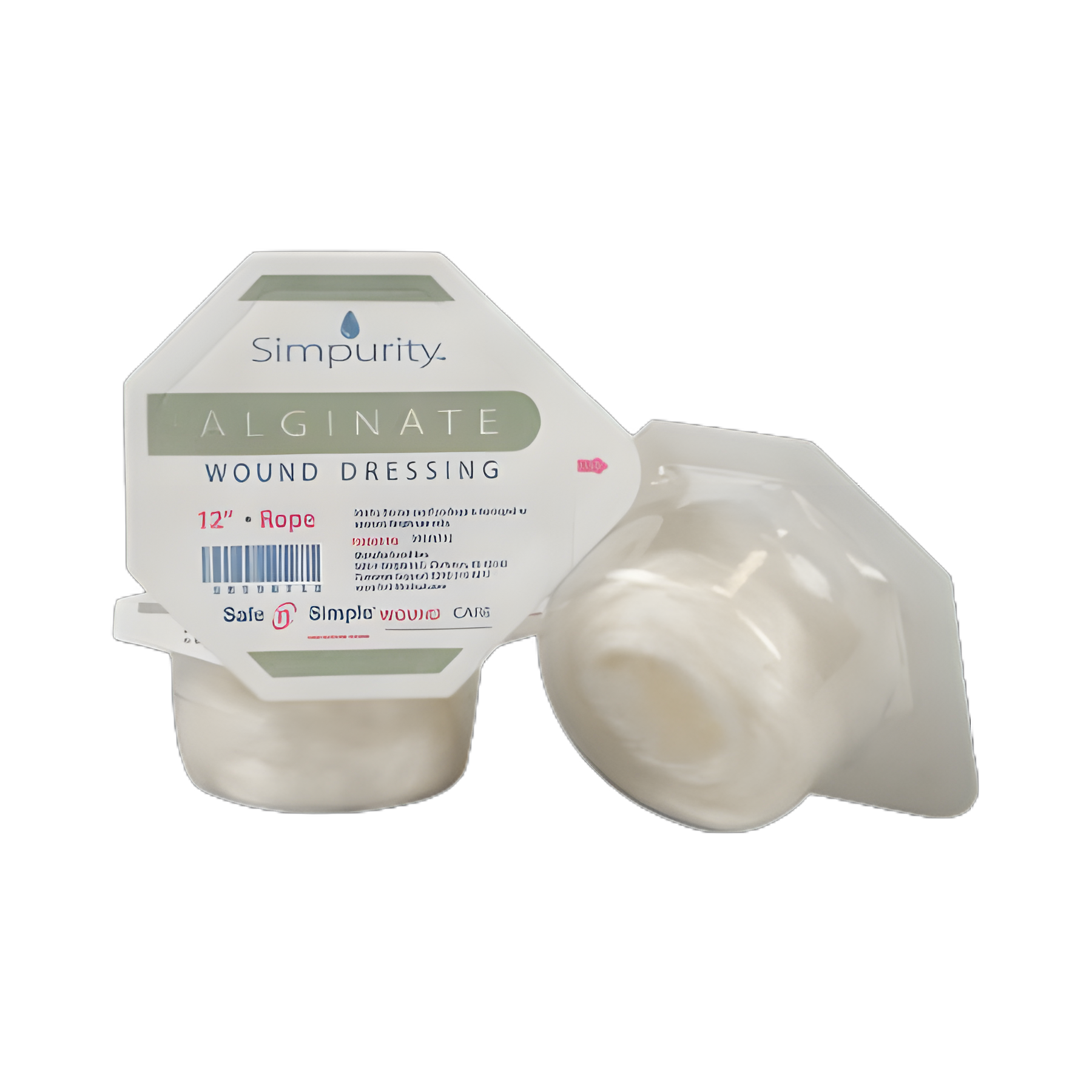 Alginate Dressing Simpurity™ 1 X 12 Inch Rope