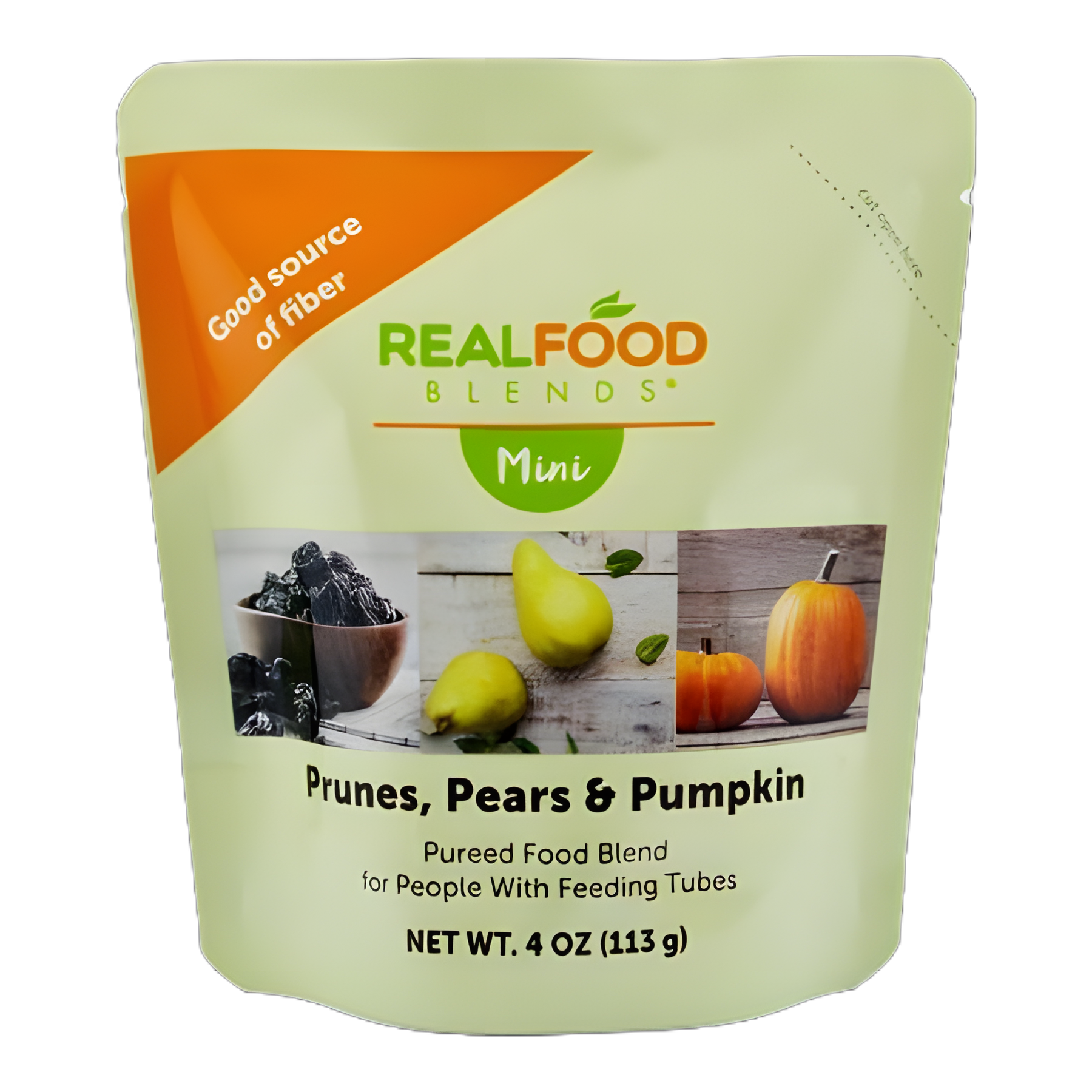 Tube Feeding Formula Real Food Blends® Mini Prunes / Pears / Pumpkin Flavor Liquid 4 oz. Pouch