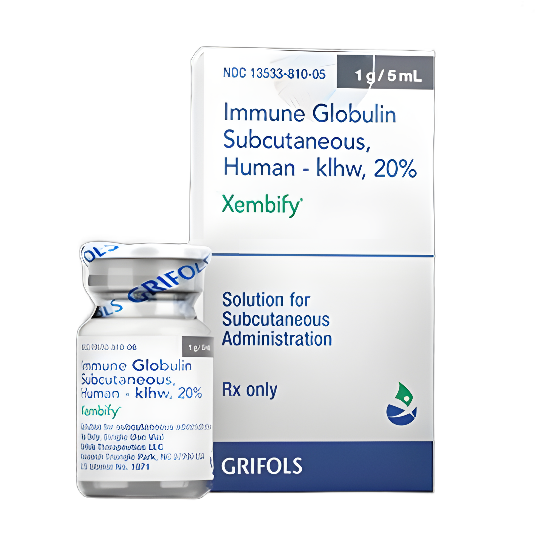 Xembify® Immune Globulin Subcutaneous, Human – klhw 20% Injection Single-Use Vial 5 mL