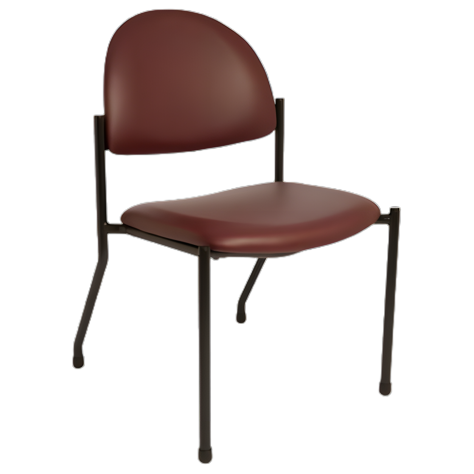 Side Chair 1250 Series Cocoa Without Armrests PolyFoam™ Upholstery