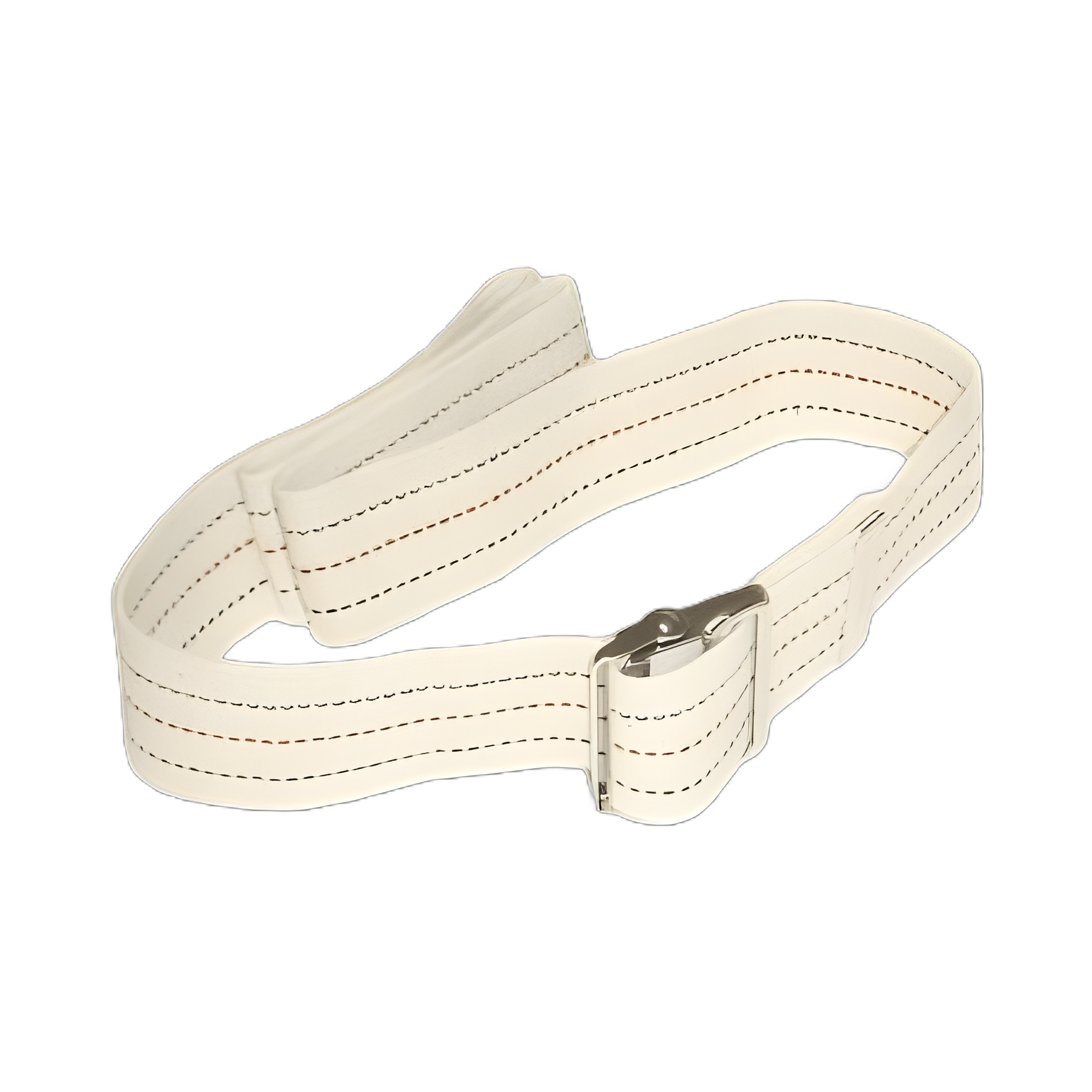 Gait Belt 54 Inch Length Red / White / Blue Stripe Cotton
