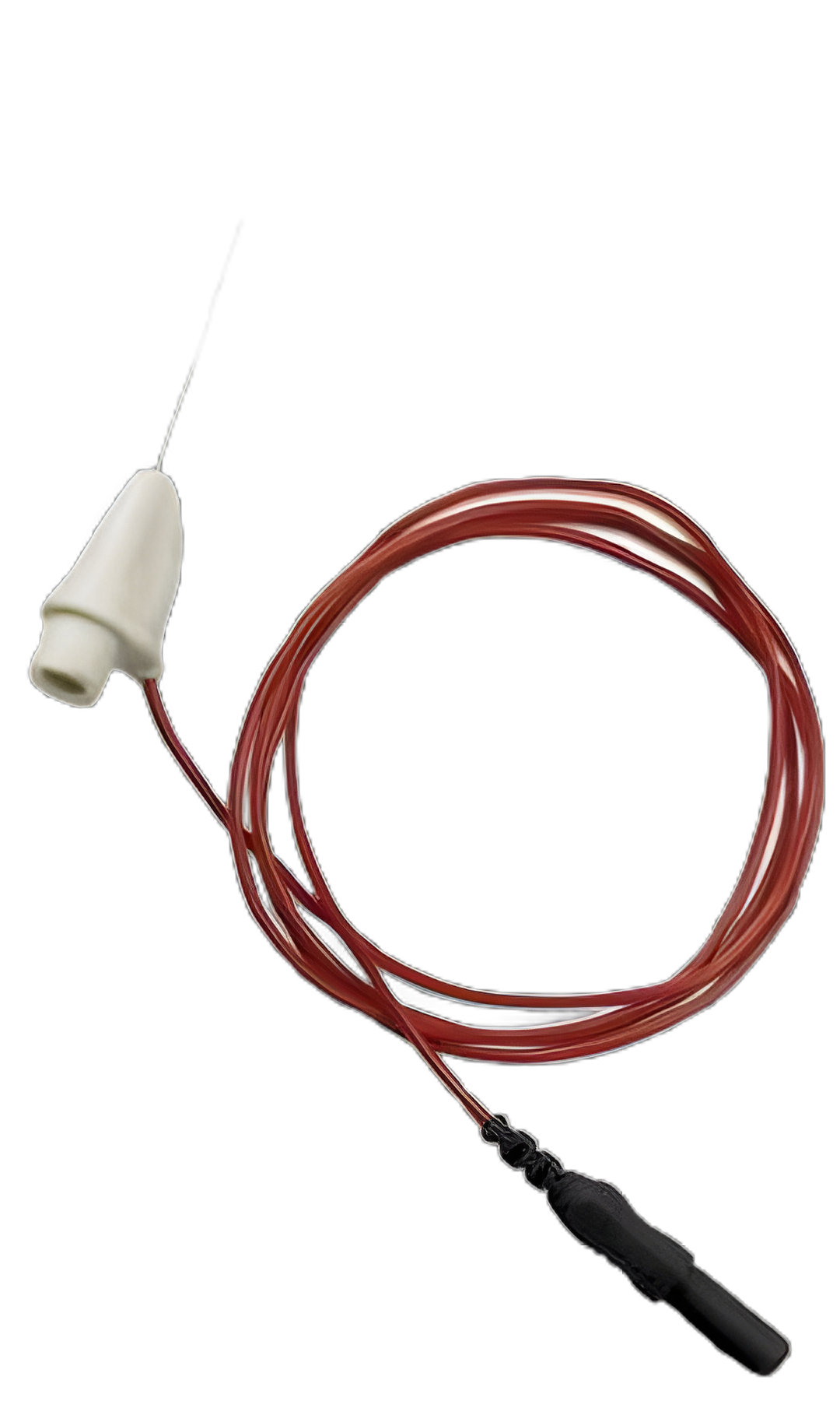 EMG Needle Electrode with Leadwire Teca® MyoJect™ 27 Gauge X 1 Inch Length X 30 Inch Lead Length Coated Stainless Steel Sterile Sharp Needle Tip Disposable