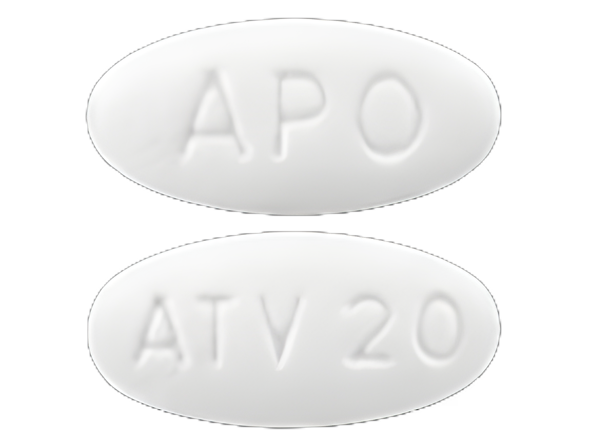 Atorvastatin Calcium 20 mg Tablets by AvKare - 50 Count