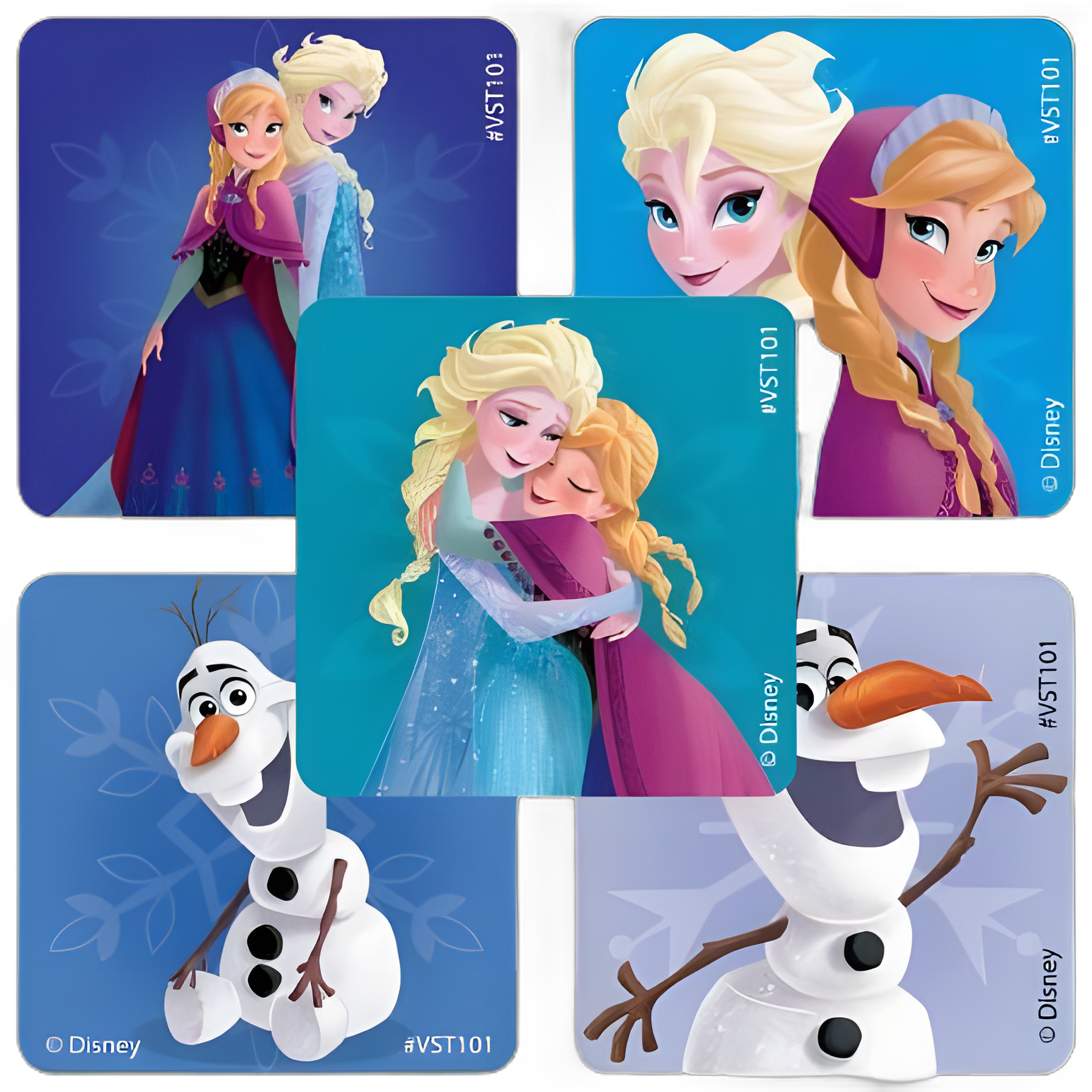 ValueStickers™ 250/Roll - 1.625 Inch Frozen Theme for Healthcare Settings