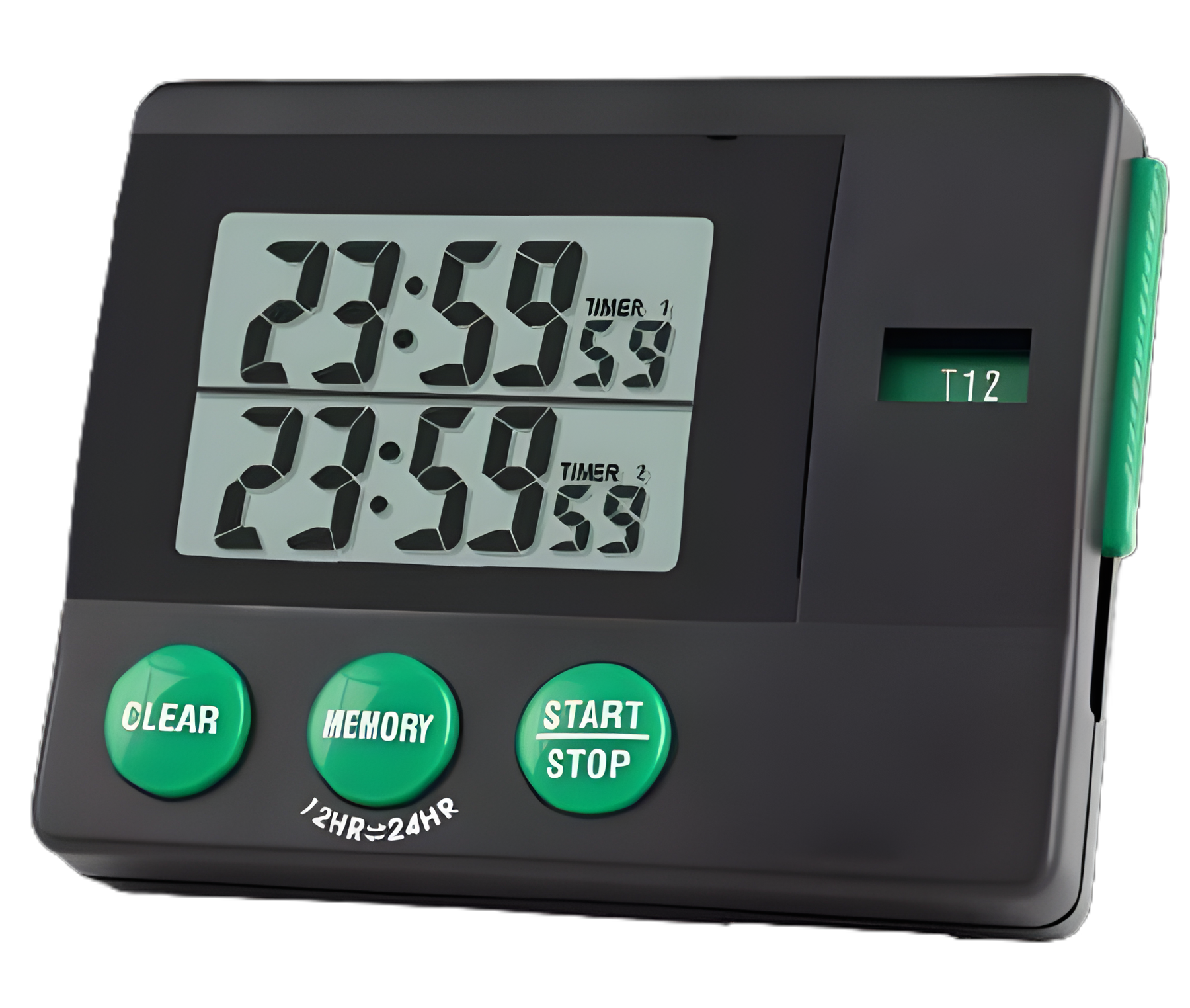 Traceable® 24-Hour Digital Display Electronic Alarm Timer - Dual Channel, Count Up/Down