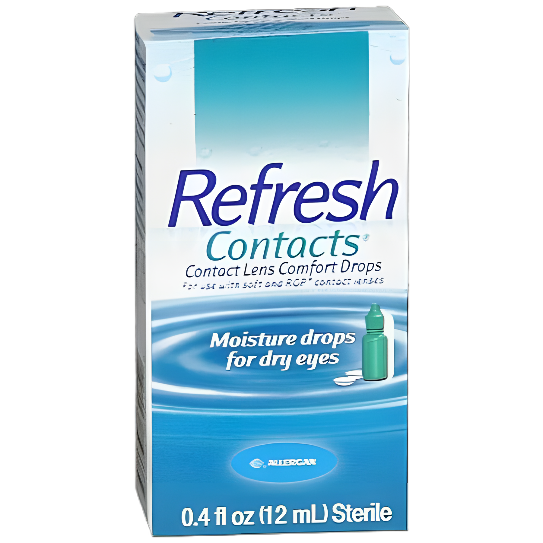 Contact Lens Solution Refresh Contacts® 0.4 oz. Solution