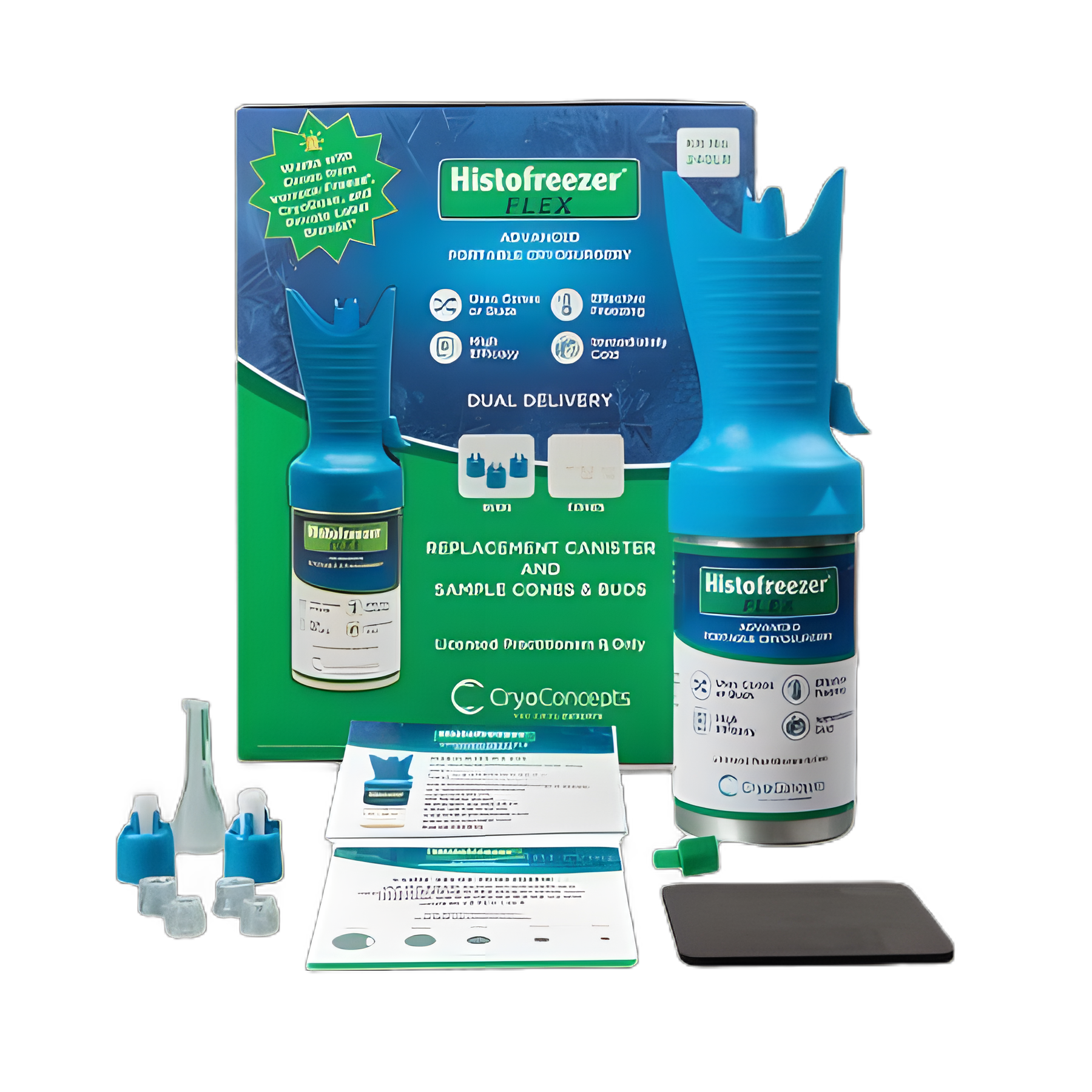 Histofreezer® FLEX Cryosurgery Kit Replacement Canister for Precise Skin Lesion Treatment