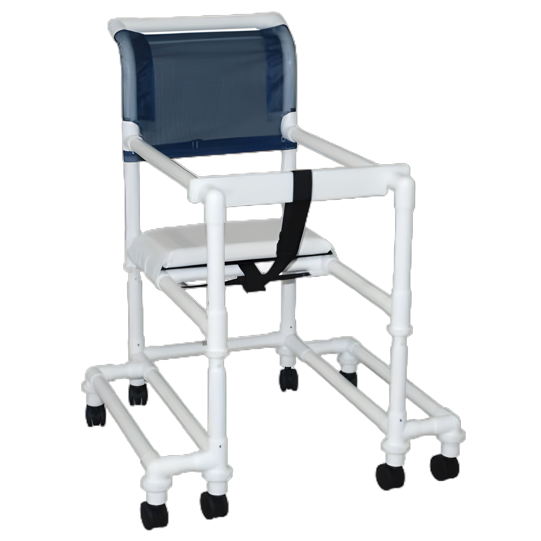 Walker Chair Tall 400 Series PVC Frame 300 lbs. Weight Capacity 22 to 29 Inch Seat Height - 418-OR-3TW-T - 1