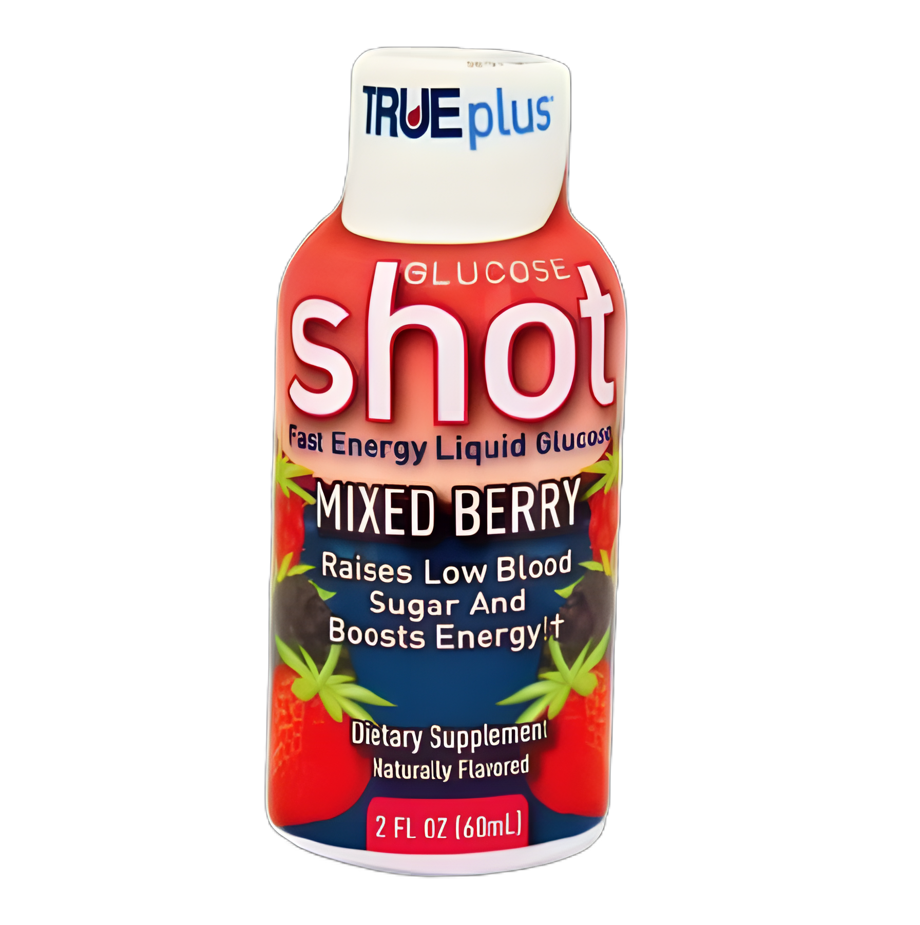Glucose Supplement TRUEplus™ 2 oz. Liquid Mixed Berry Flavor