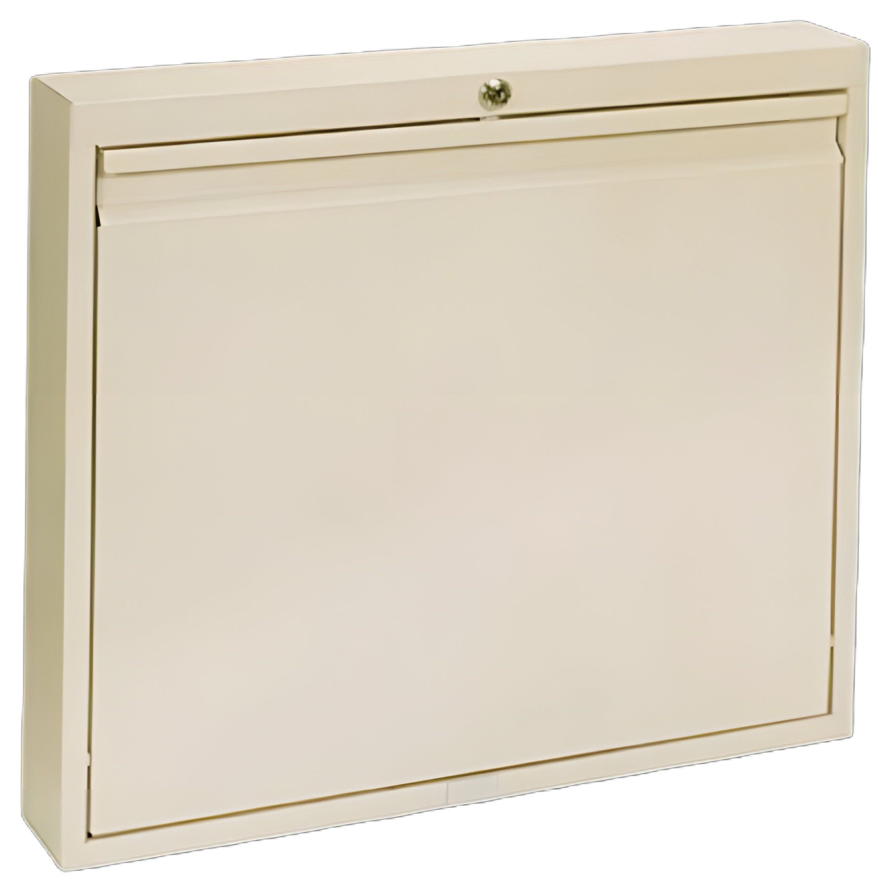 Wall Mount Desk Heavy Gauge Steel Beige 4 X 18 X 23-3/4 Inch