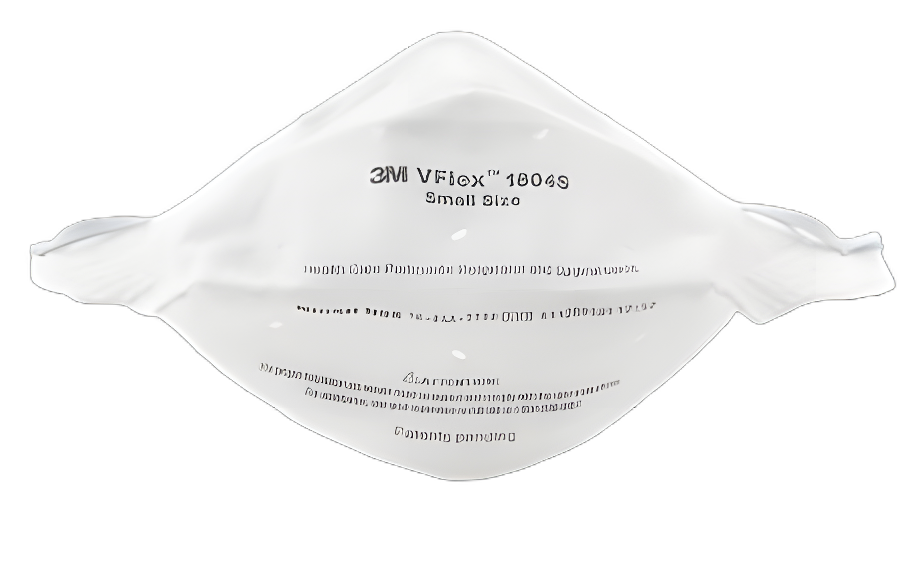 3M™ VFlex™ Medical N95 Respirator and Surgical Mask, Small, White, NonSterile, ASTM F1862