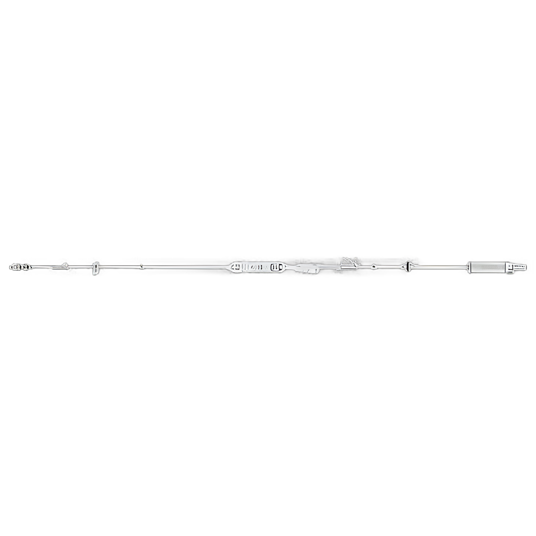 IV Pump Set Sapphire™ Pump 2 Ports Without Filter 109 Inch Tubing Solution - 12005-000-0003