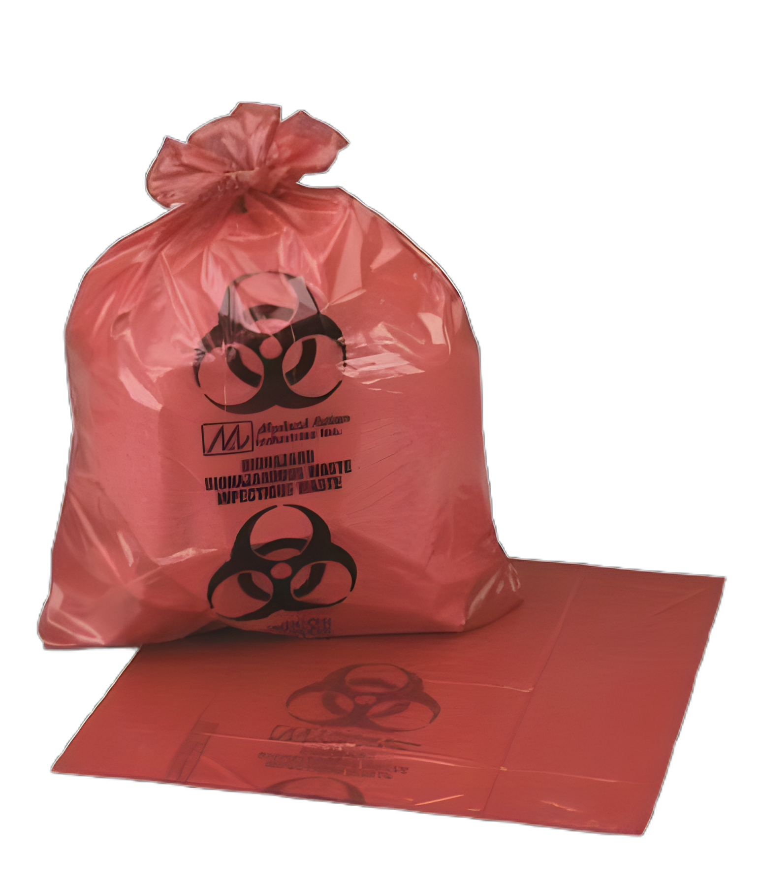 Infectious Waste Bag Colonial Bag 20 to 30 gal. Red Bag LLDPE 30 X 36 Inch - HXR36