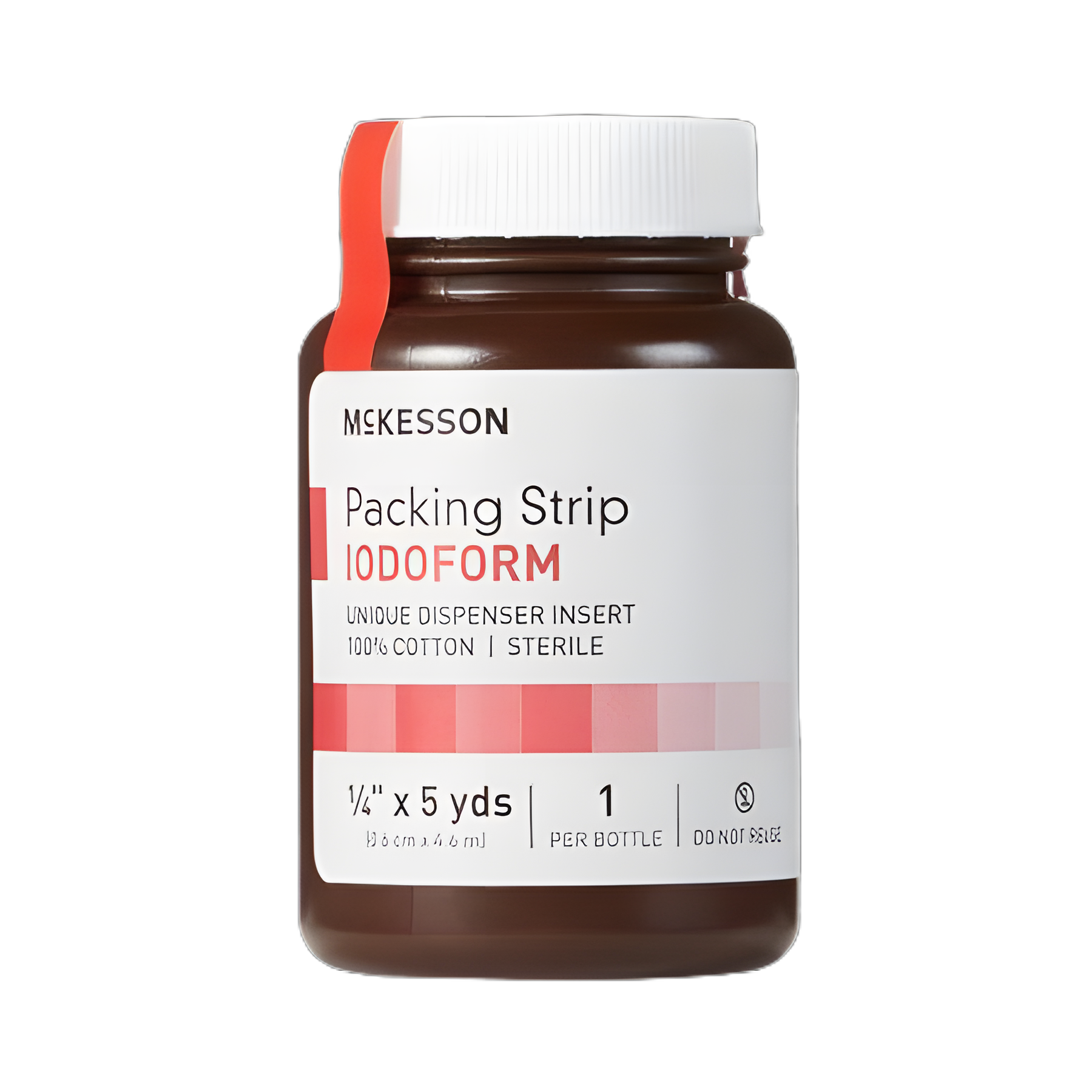 Wound Packing Strip McKesson Iodoform 1/4 Inch X 5 Yard Sterile Antiseptic