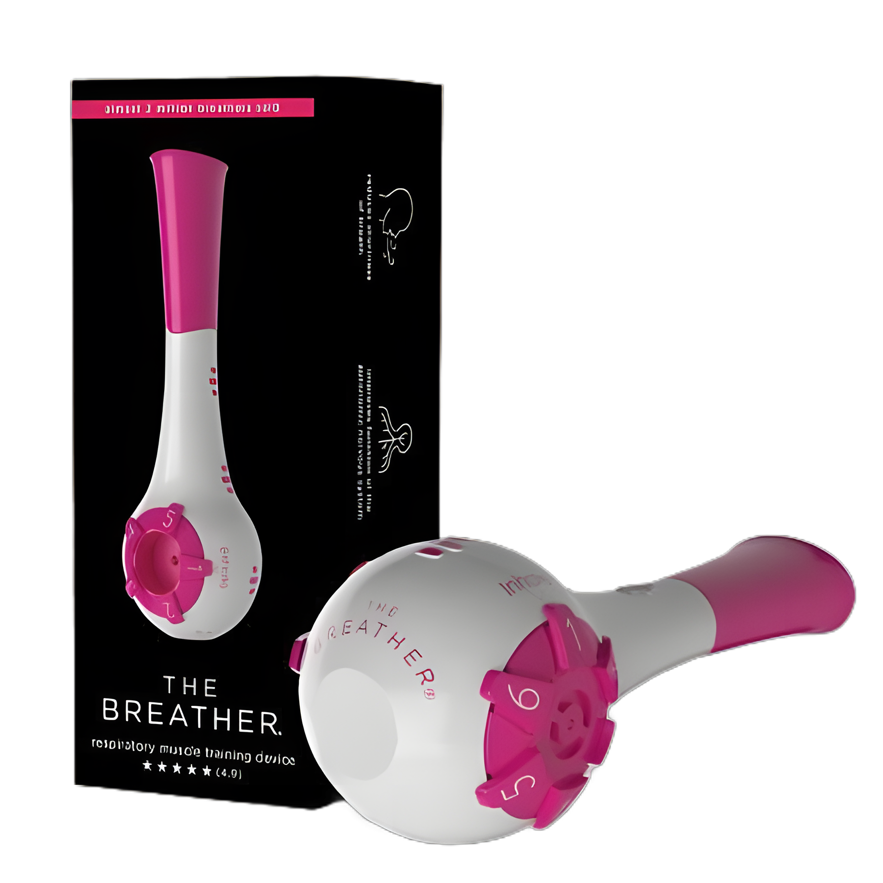 The Breather™ Respiratory Exerciser Adult - B-PINK