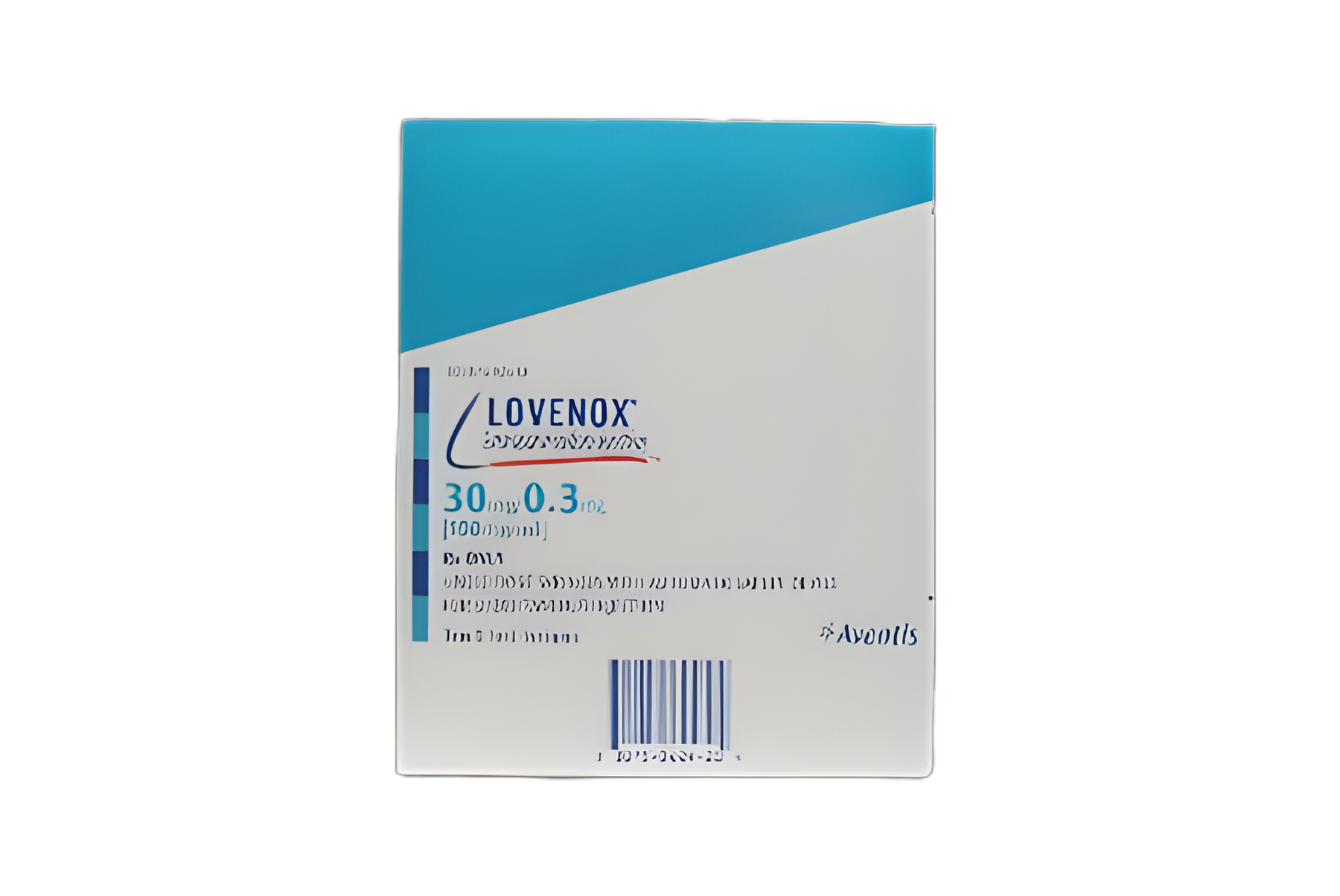 Lovenox® Enoxaparin Sodium, Preservative Free 30 mg / 0.3 mL Injection Prefilled Syringe 0.3 mL