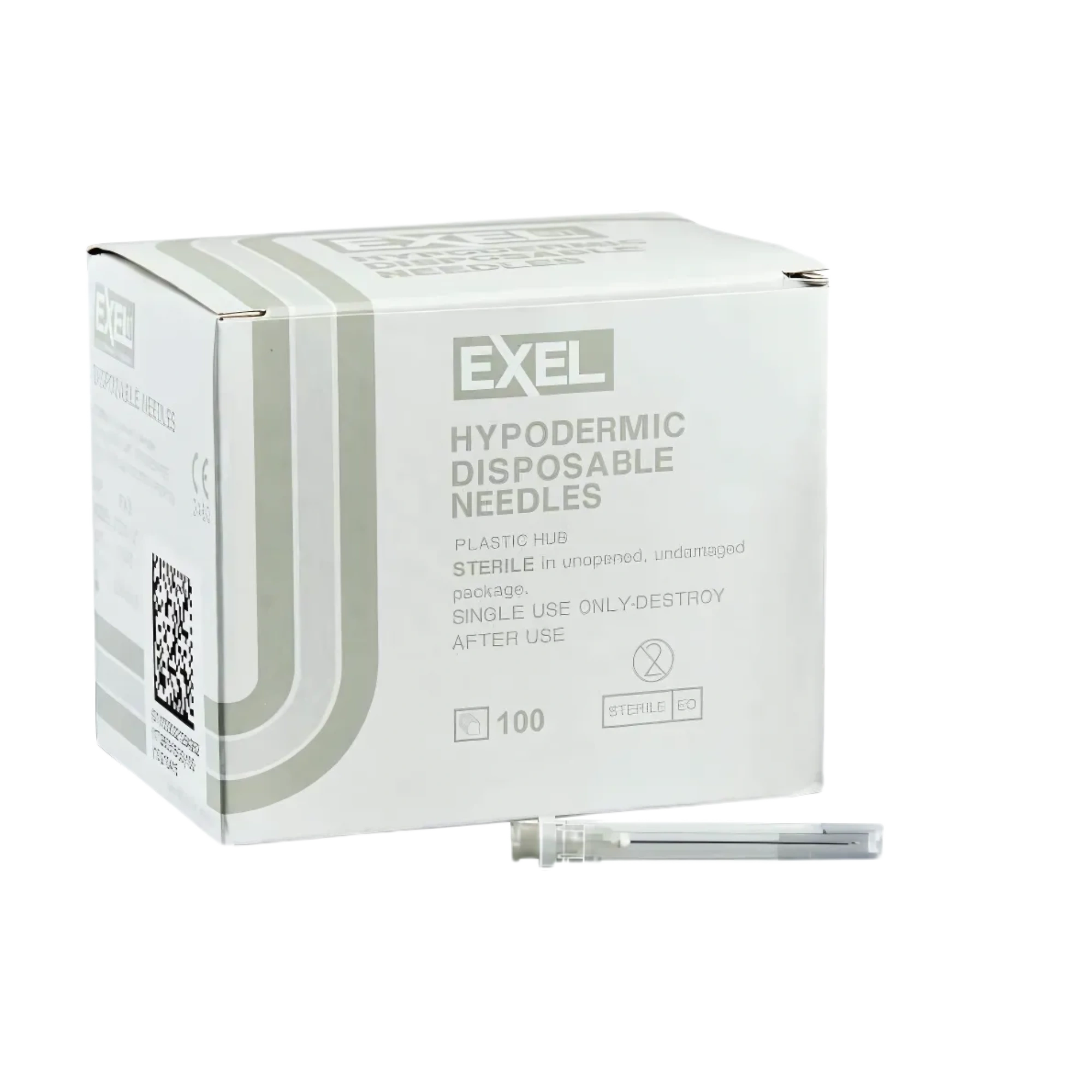 Hypodermic Needle EXELInt® 1-1/2 Inch Length 22 Gauge Regular Wall Without Safety