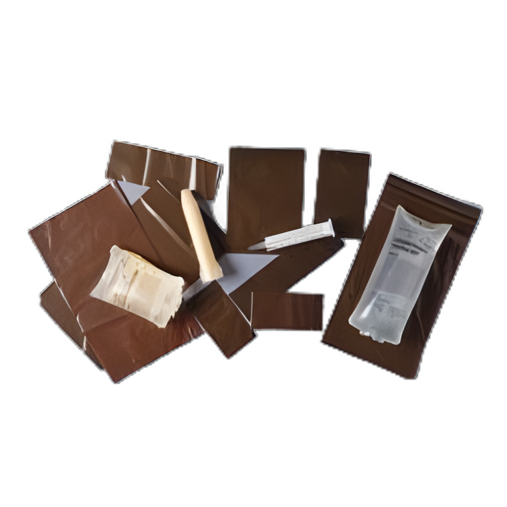 Pharmacy Bag RD Plastics 6 X 8 Inch Amber Zip Closure