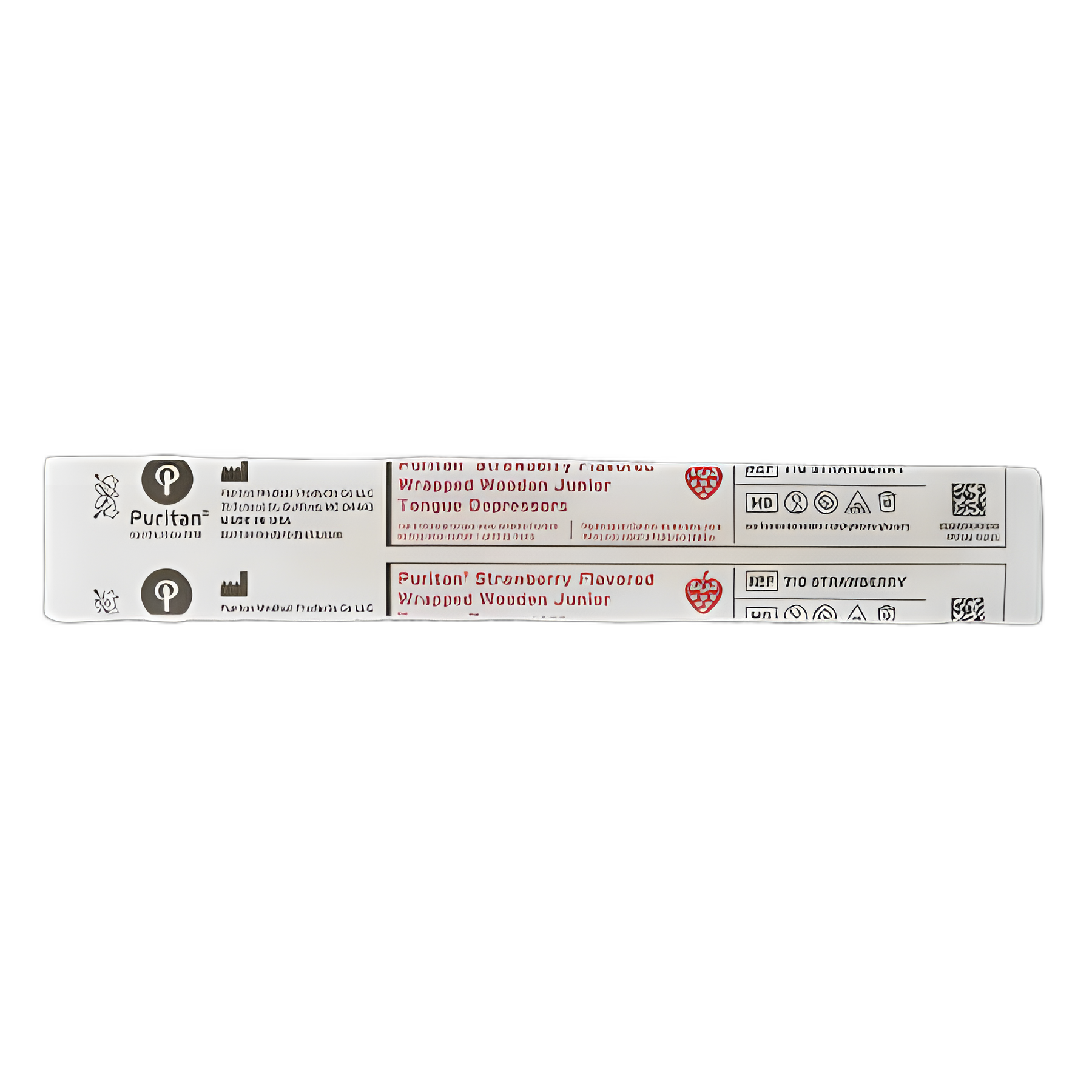 Tongue Depressor Puritan® 5-1/2 Inch Length Wood - 710 STRAWBERRY