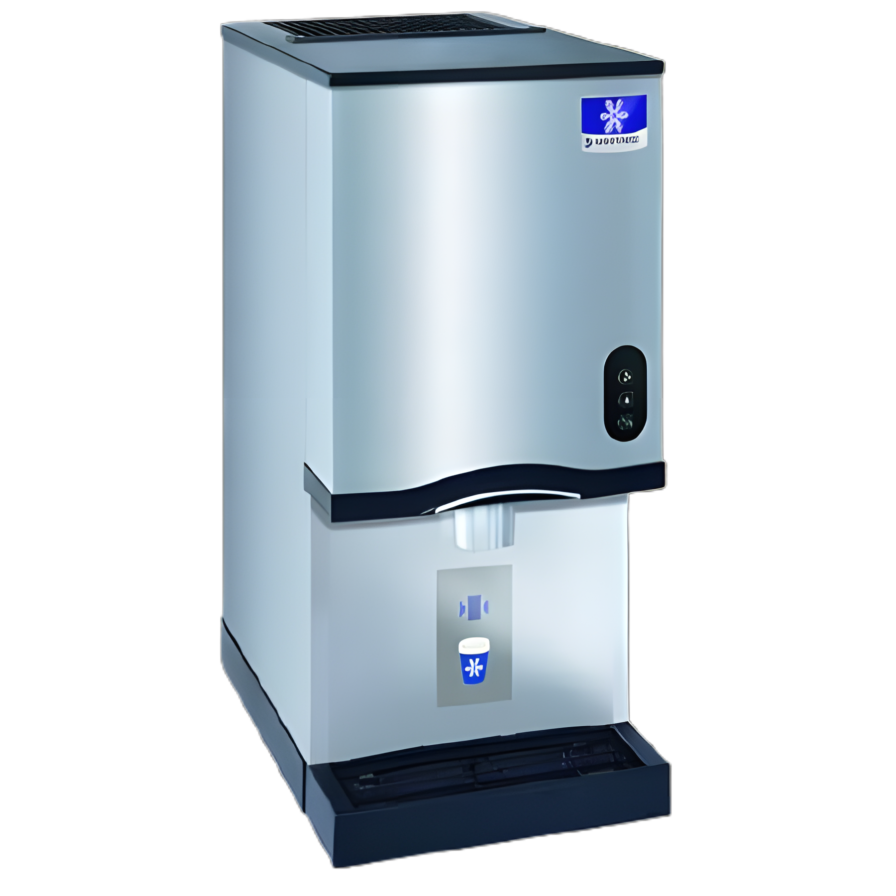 Ice Maker & Water Dispenser Manitowoc Commercial Countertop 10 lbs. Storage Push Button