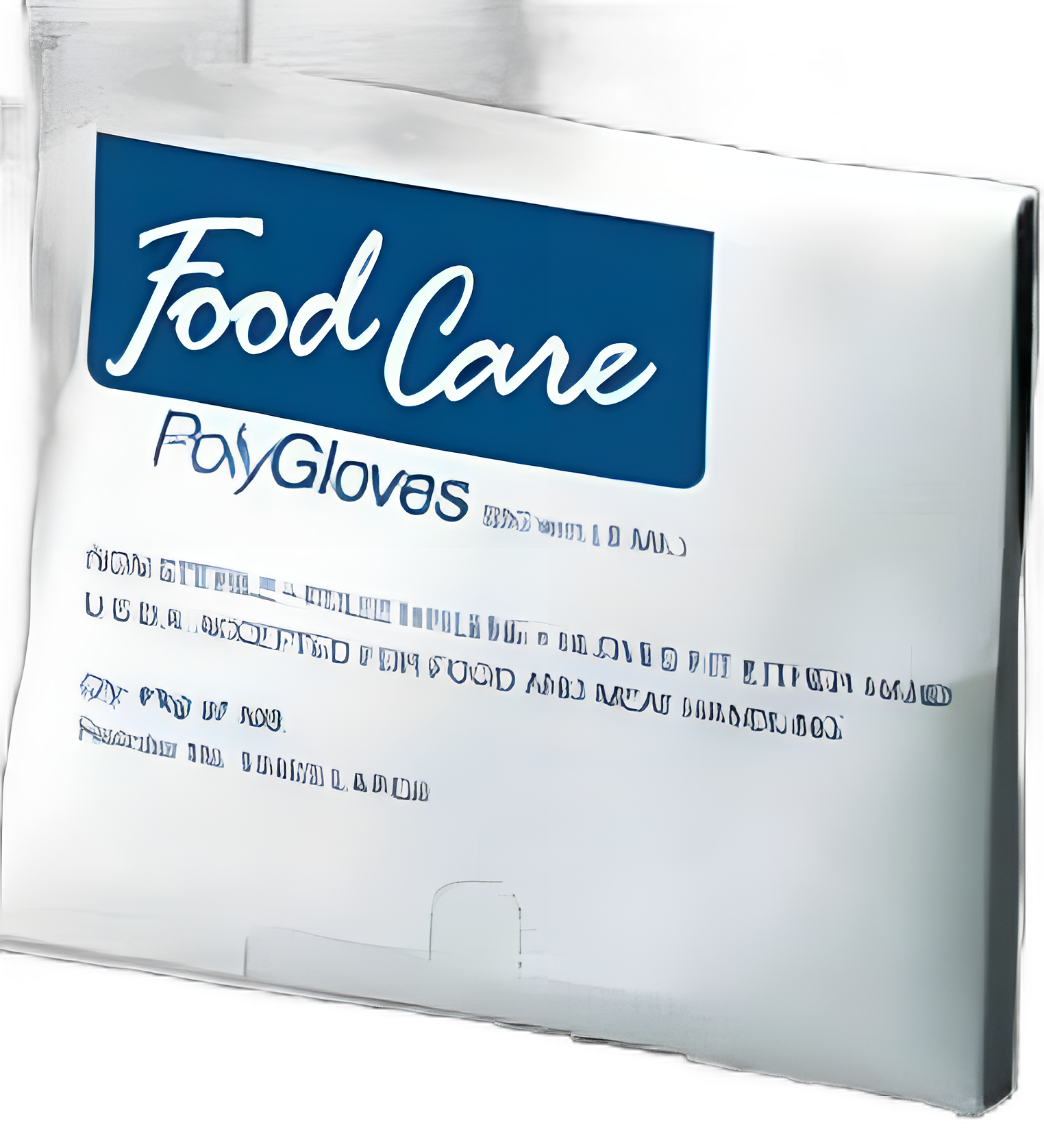 Food Service Glove Foodcare™ Large Textured Clear Polyethylene