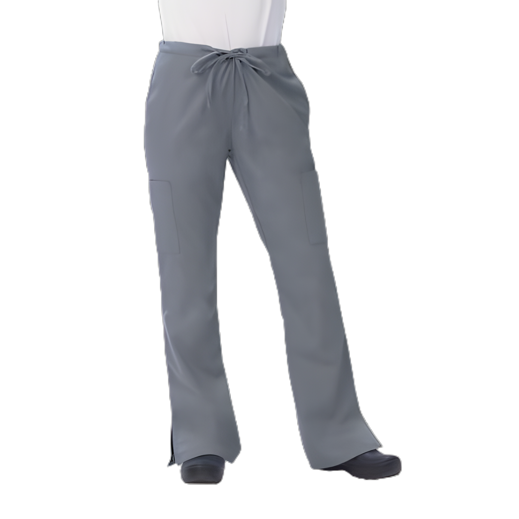 Women's Medical Scrub Pants Cargo Medium Petite in Pewter - Fashion Seal