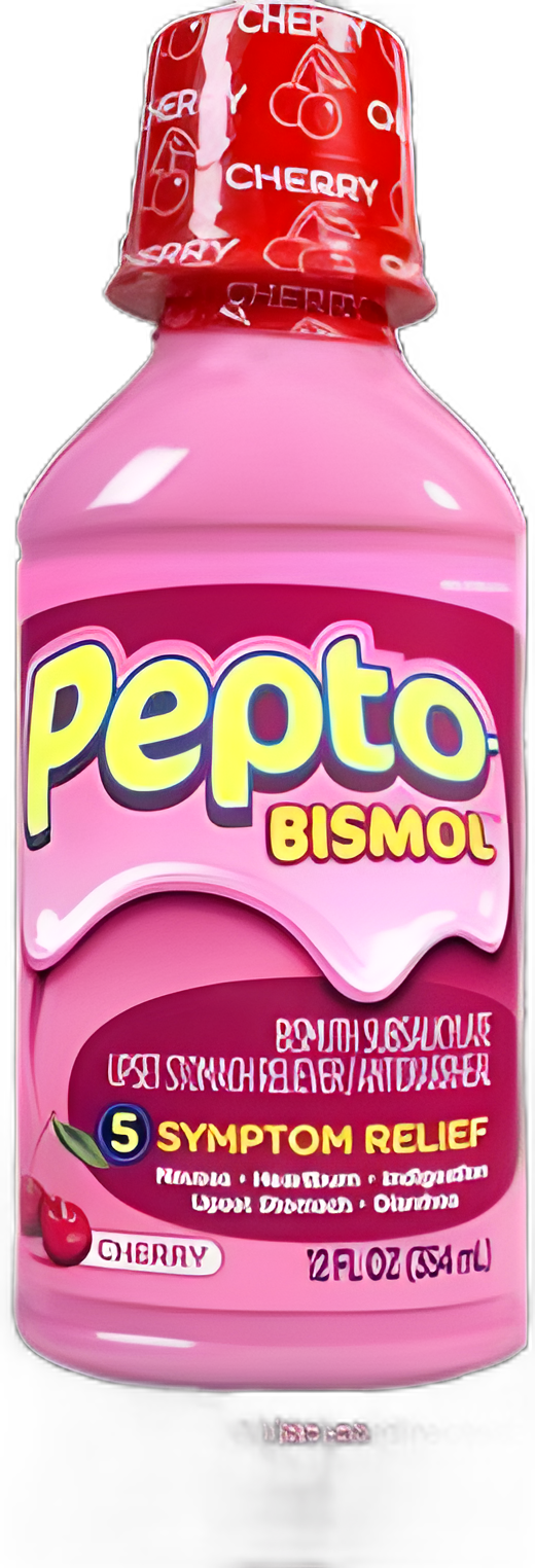 Anti-Diarrheal Pepto Bismol® 262 mg Strength Liquid 8 oz. - 37000047508