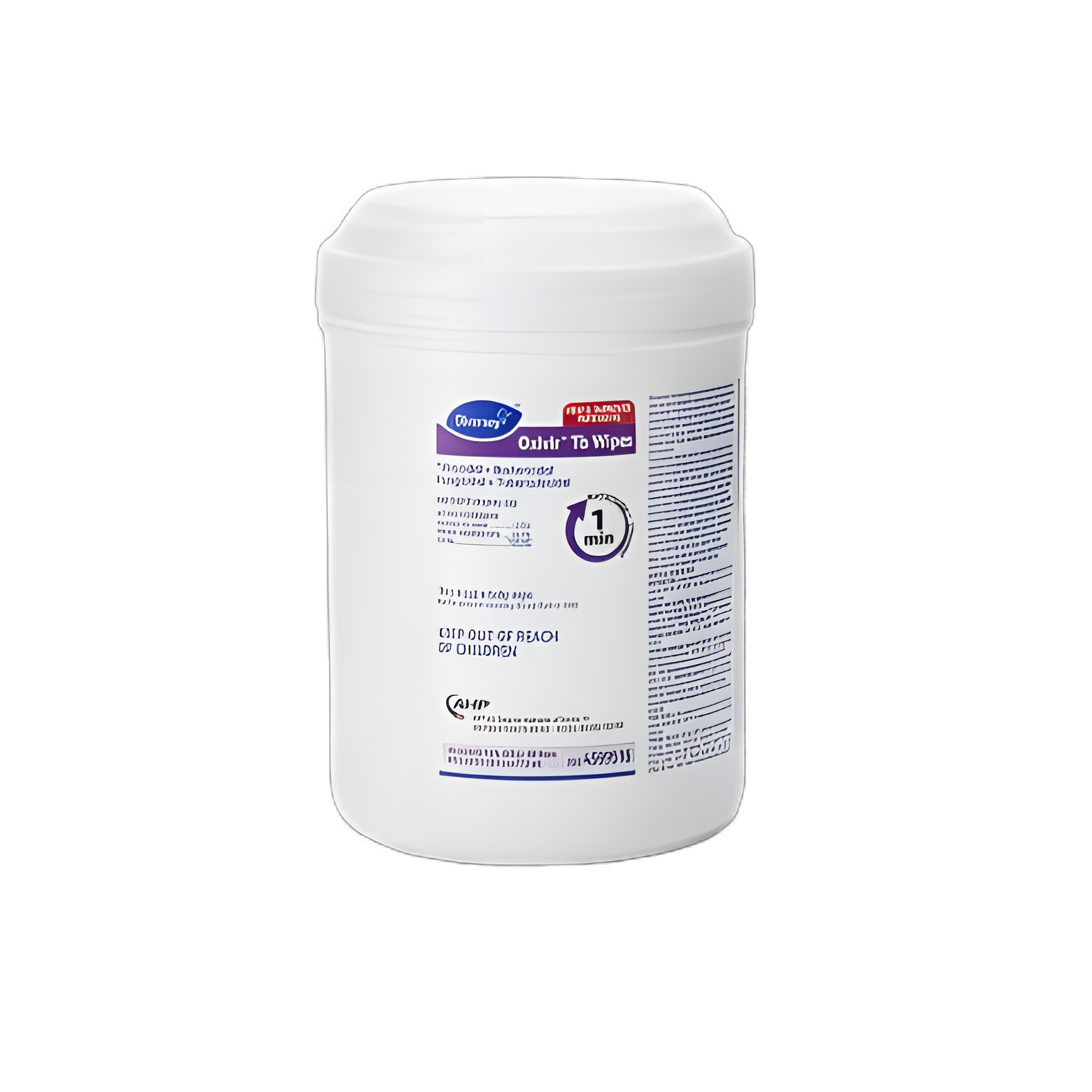 Diversey™ Oxivir® Tb Surface Disinfectant Cleaner Premoistened Hydrogen Peroxide Based Manual Pull Wipe 160 Count Canister Unscented NonSterile - DVO4599516