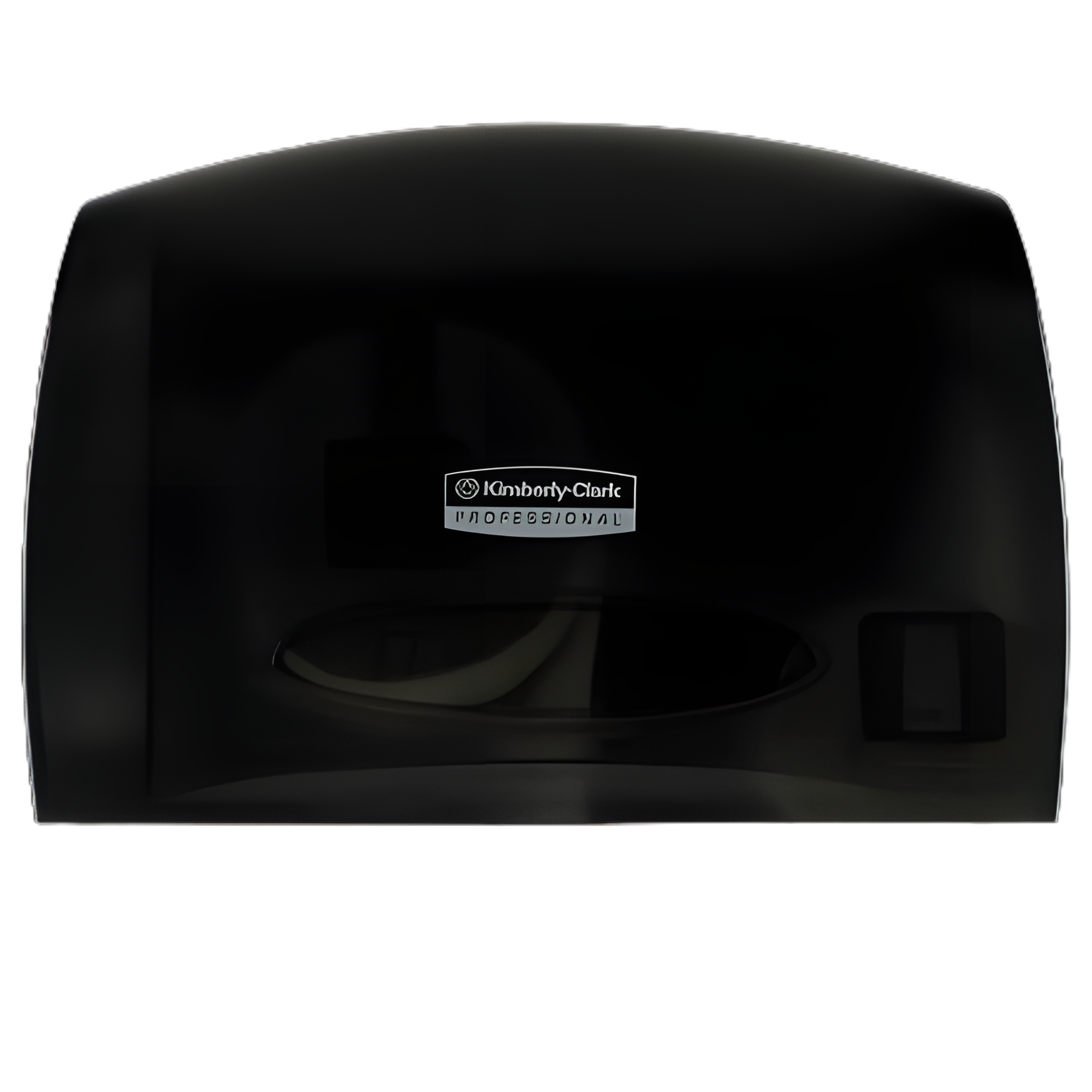 Kimberly-Clark Professional Jumbo Roll Toilet Tissue Dispenser, Manual, Black Smoke Plastic, Wall Mount