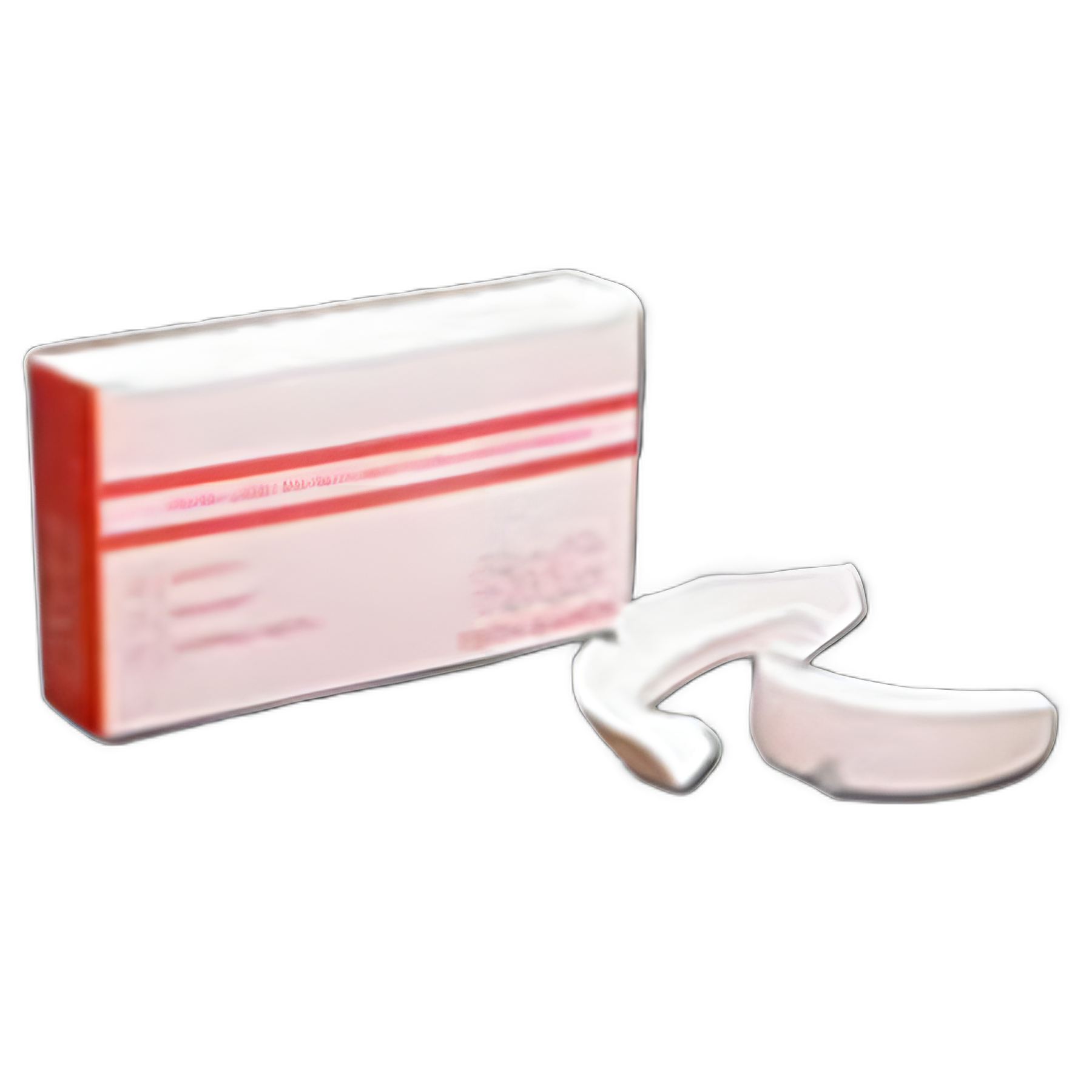 Teeth Guard SAC Vinyl Plastic Adult and Adolescent, 4-7/8 X 1 X 2-3/4 Inch