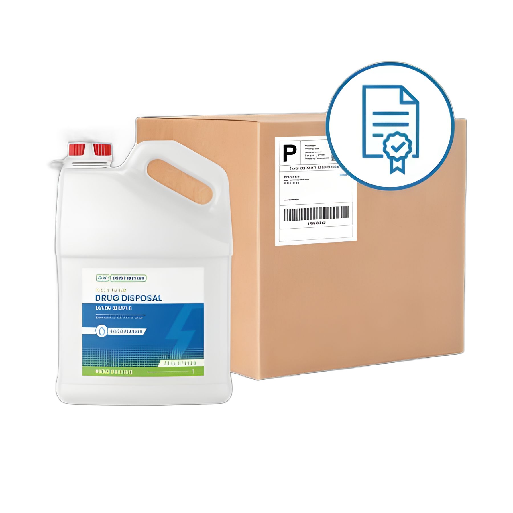 Rx Destroyer™ Liquid PRO Series Drug Disposal System - 14 lbs. Carton for Safe Medication Disposal
