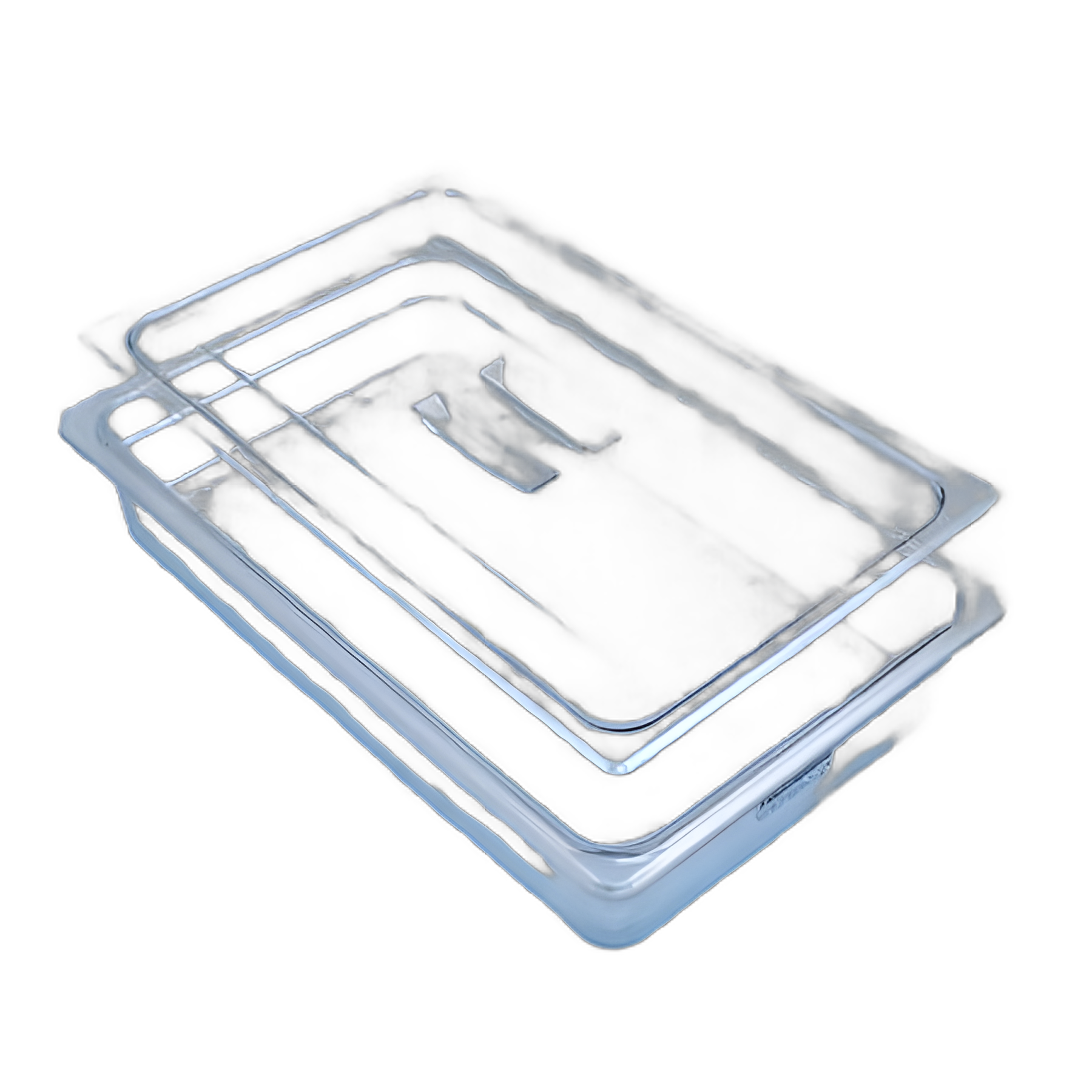 Instrument Soaking Tray with Lid Sklar® Solid Botton Extra Large Plastic 4 X 12-3/4 X 21 Inch