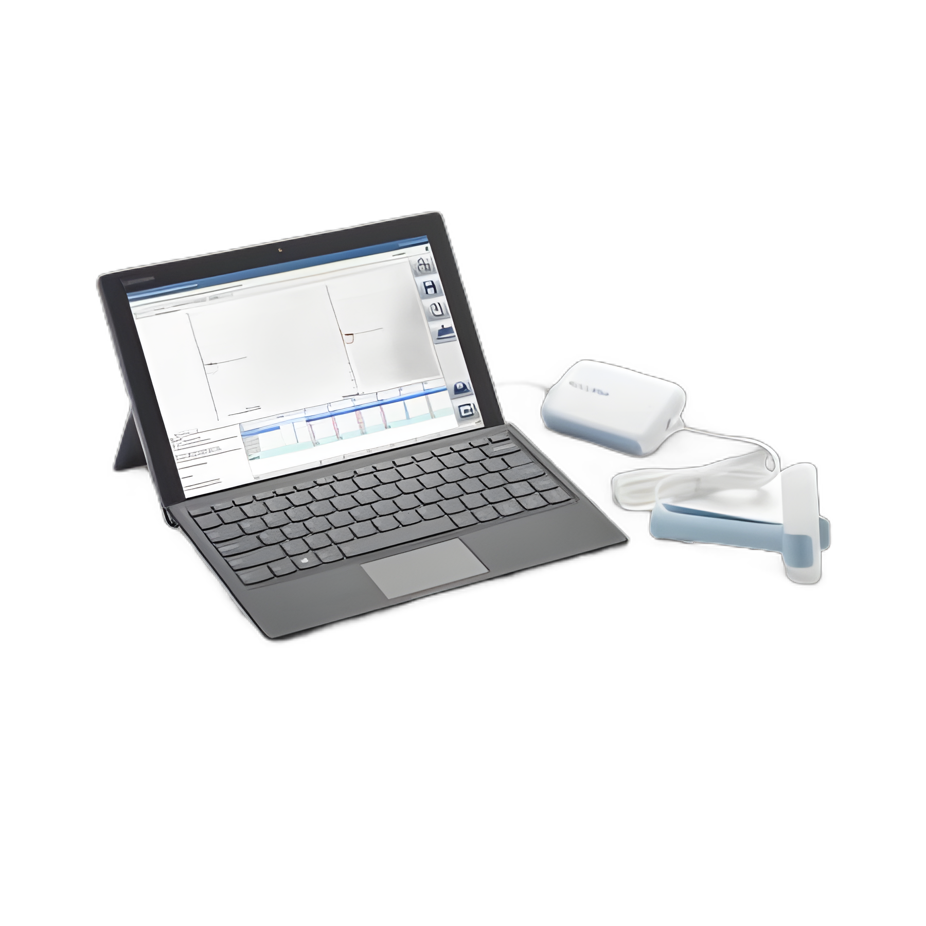 Hillrom™ Spirometer Kit with PC Display and Disposable Mouthpiece - DCSS-NXX