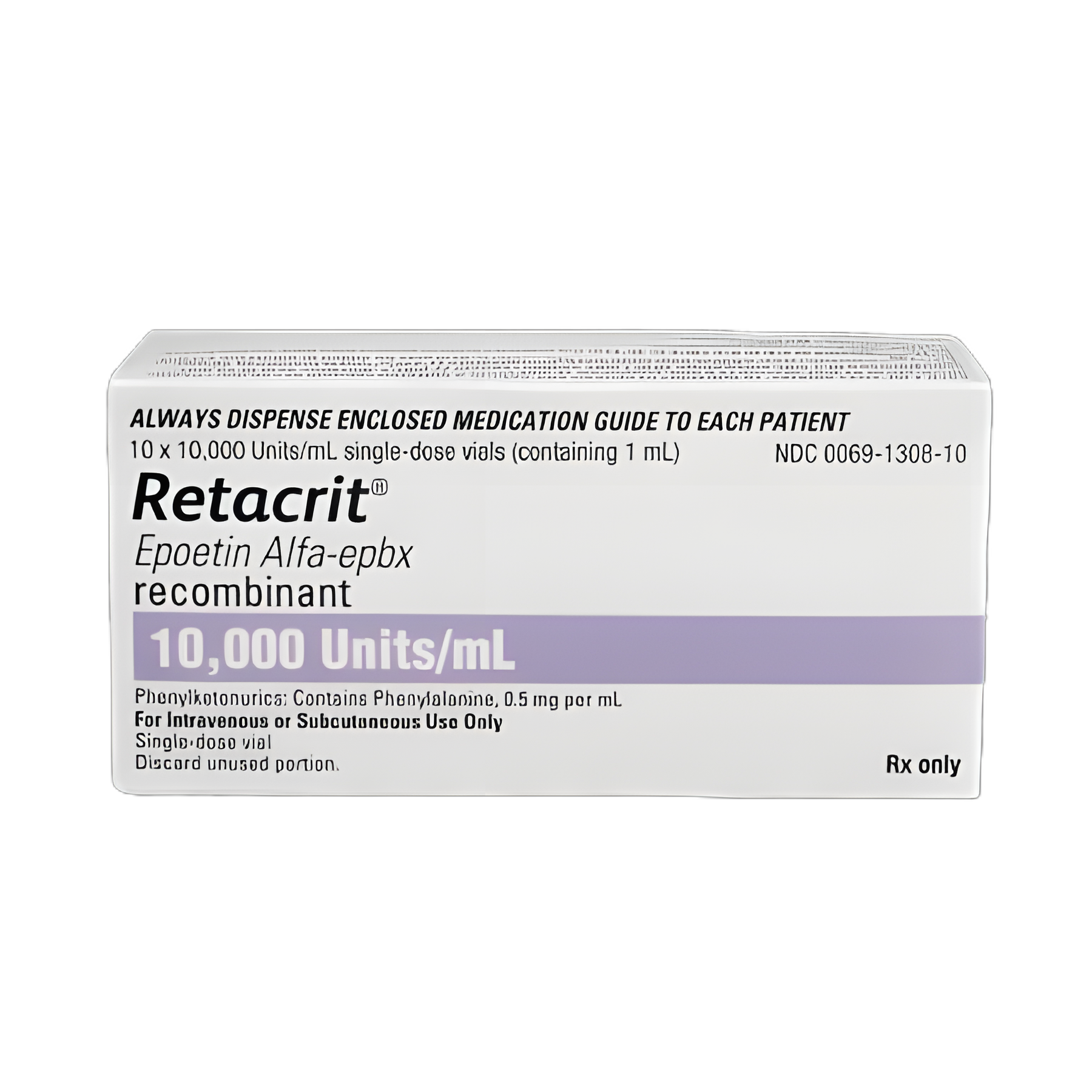 Retacrit® Epoetin Alfa-epbx 10,000 U/mL Injection - Single-Dose Vial for Anemia Treatment