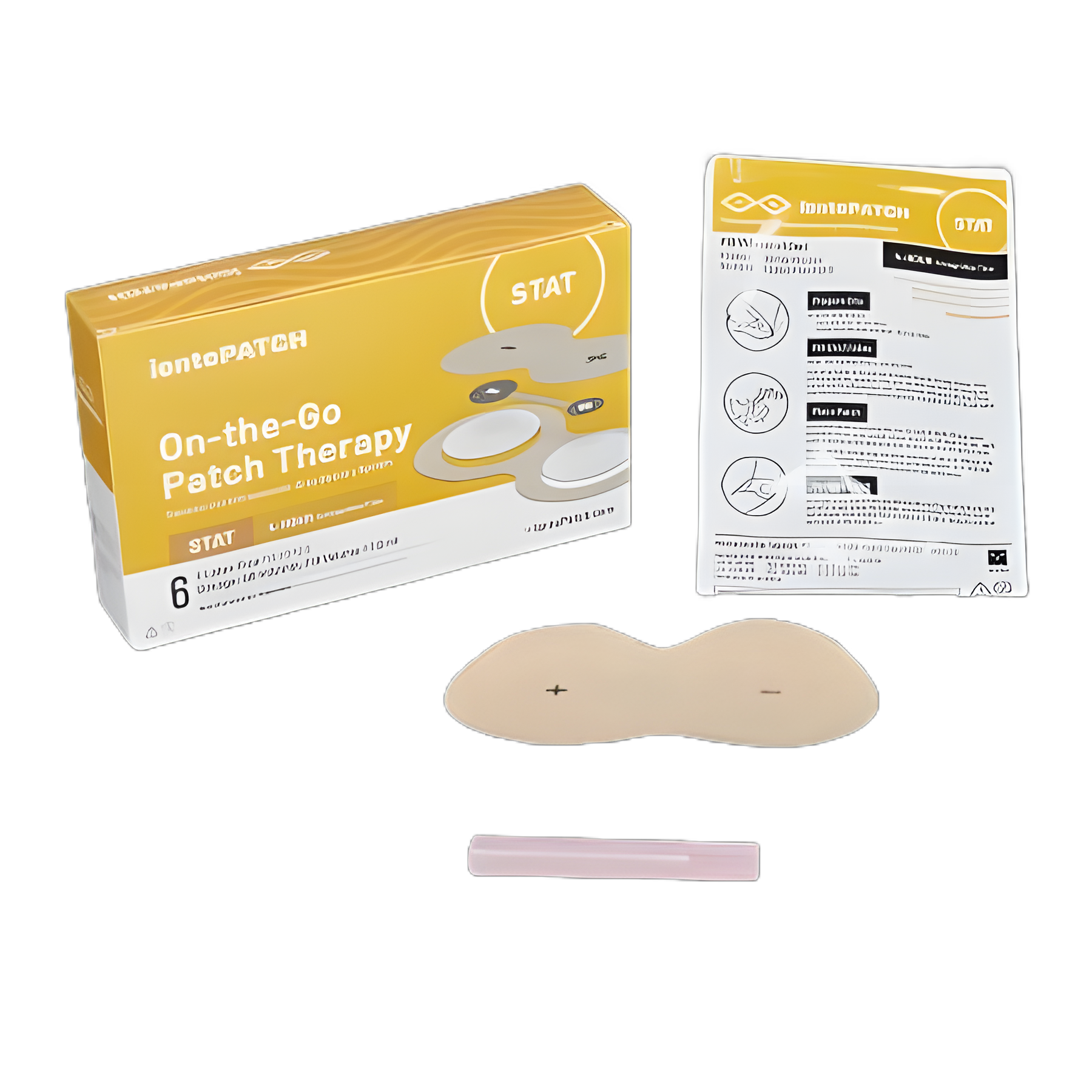 Iontophoresis Patch IontoPatch® STAT 1.2 to 1.6 cc Fill Volume 6/Pk
