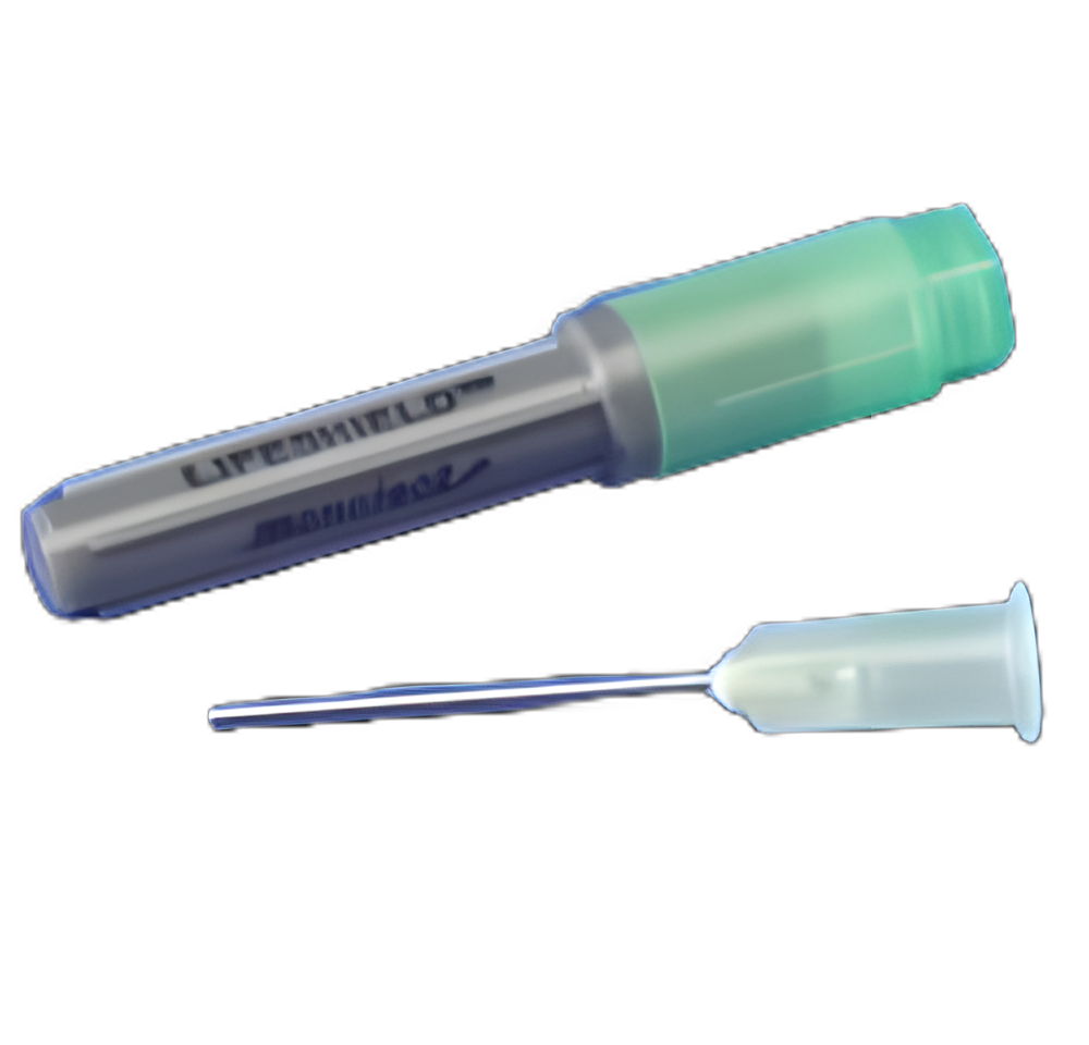 Cannula with Syringe Monoject Lifeshield* Blunt Tip 3 mL 18 Gauge 1 Inch Length