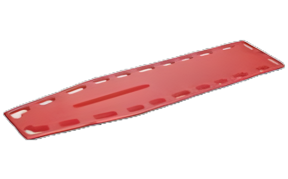 Najo® Lite Backboard 450 lbs. Weight Capacity Yellow High Density Polyethylene / Foam
