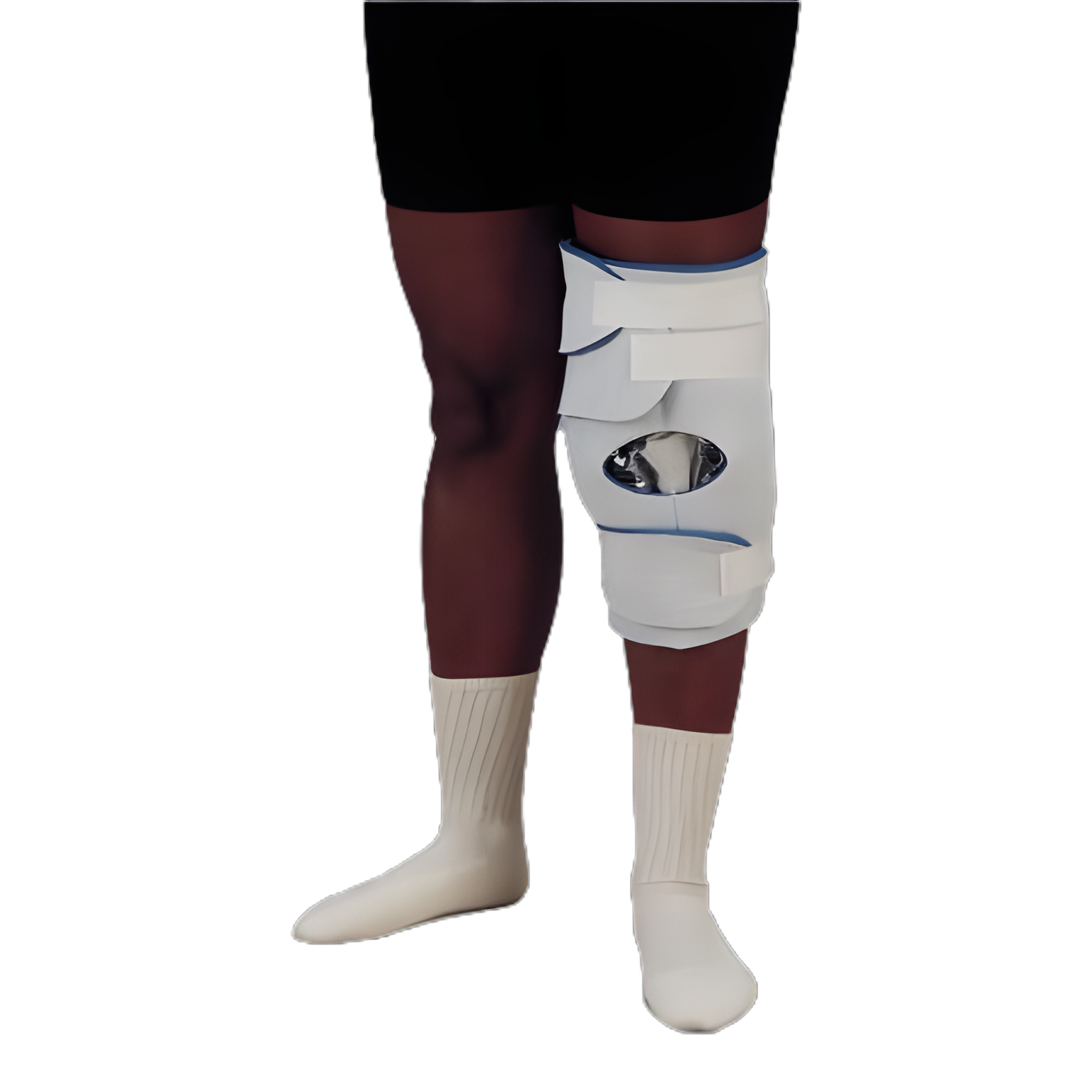 Hot / Cold Therapy Wrap DeRoyal® Knee 14 X 25-1/2 Inch Laminated Foam / Plastic / Gel Reusable - 9383-10